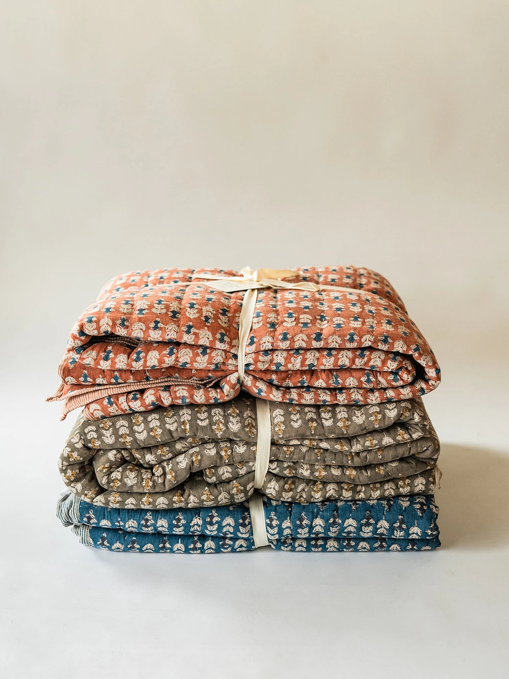 Blossom Block Print Quilt