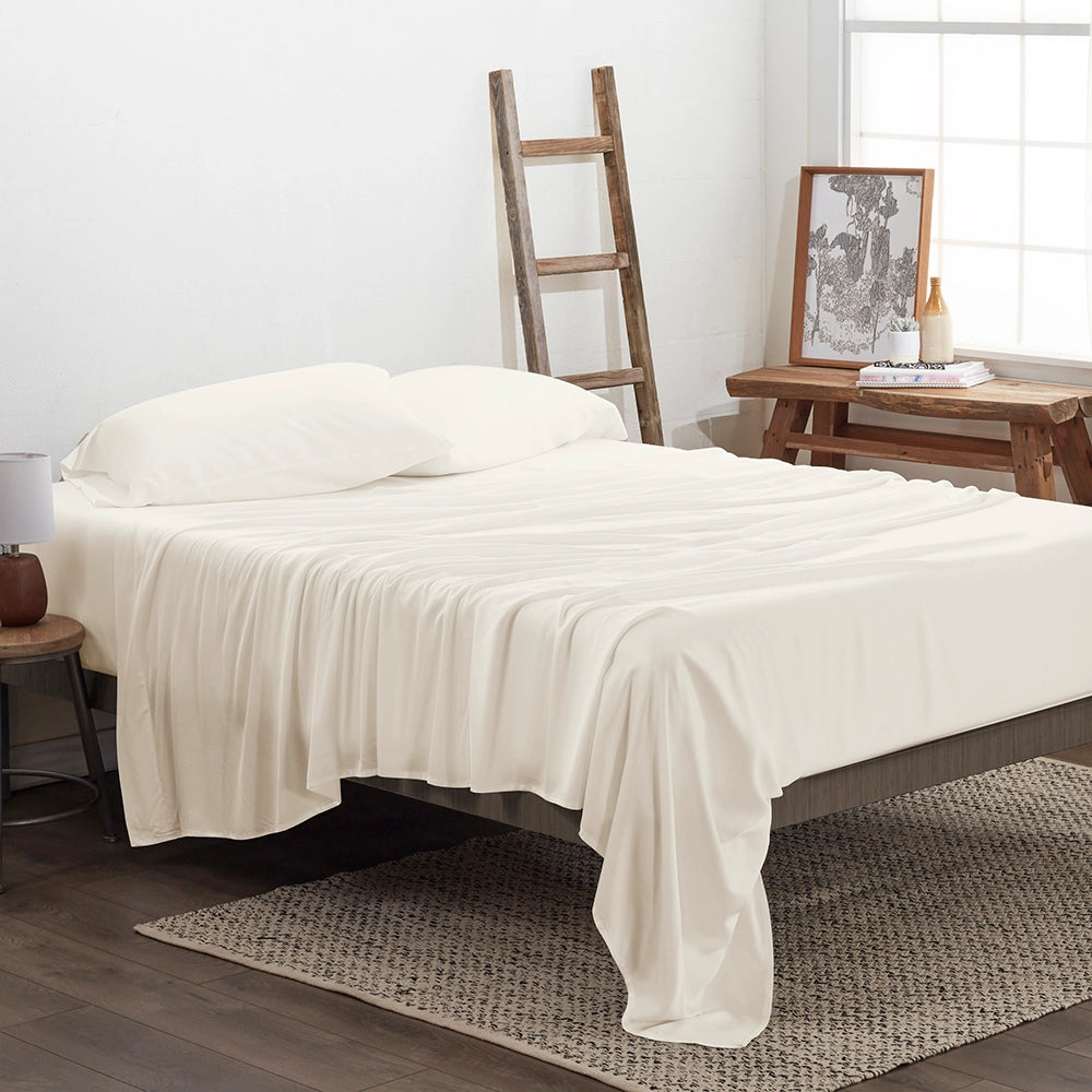 Home Collection Premium Bamboo 4 Piece Luxury Bed Sheet Set