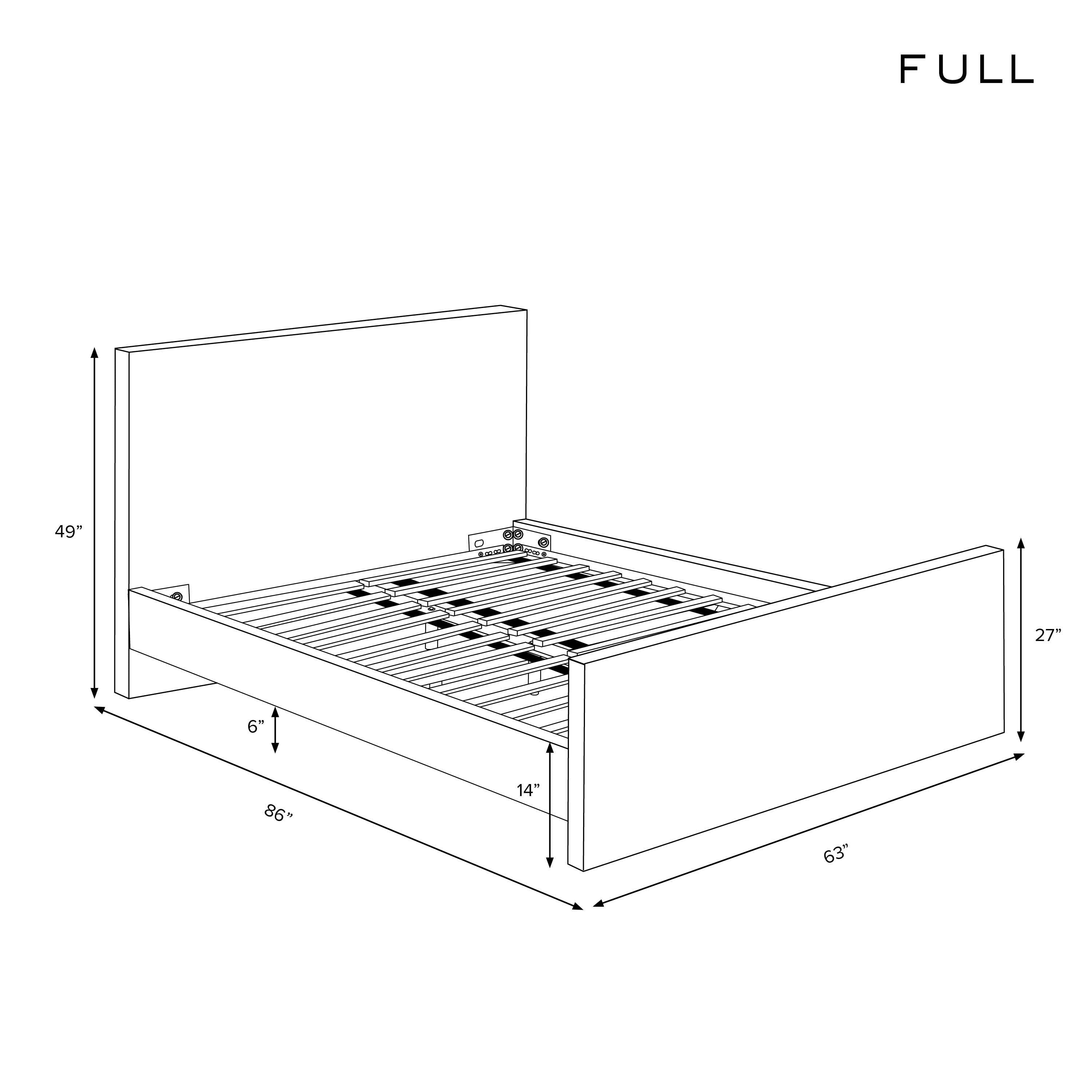 #compatible mattress size_Full