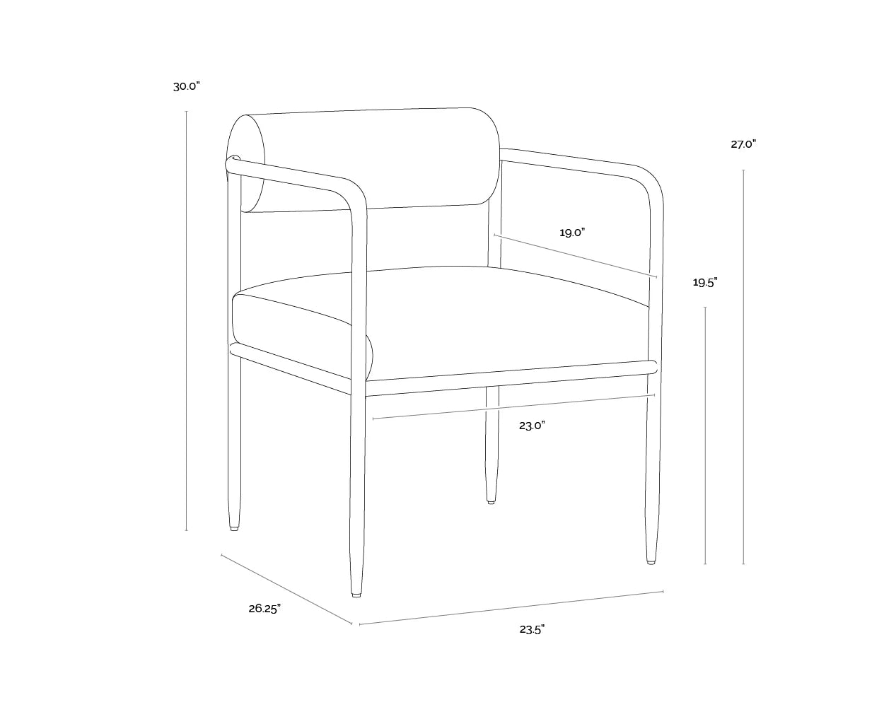 Ajani Dining Armchair
