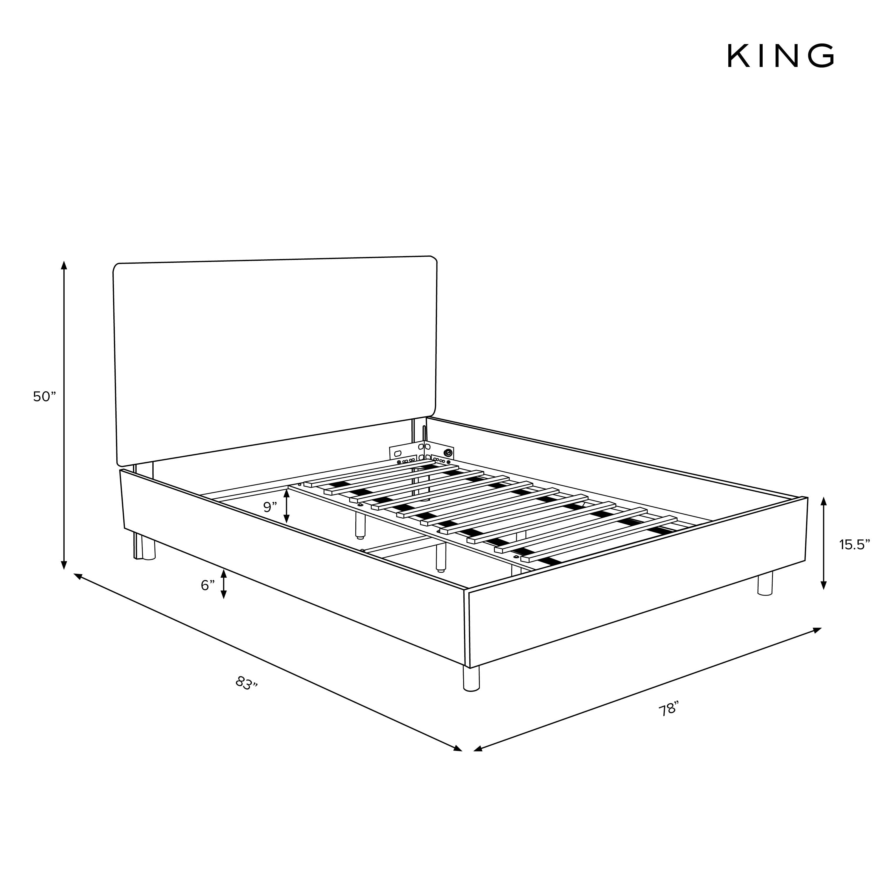 #compatible mattress size_King
