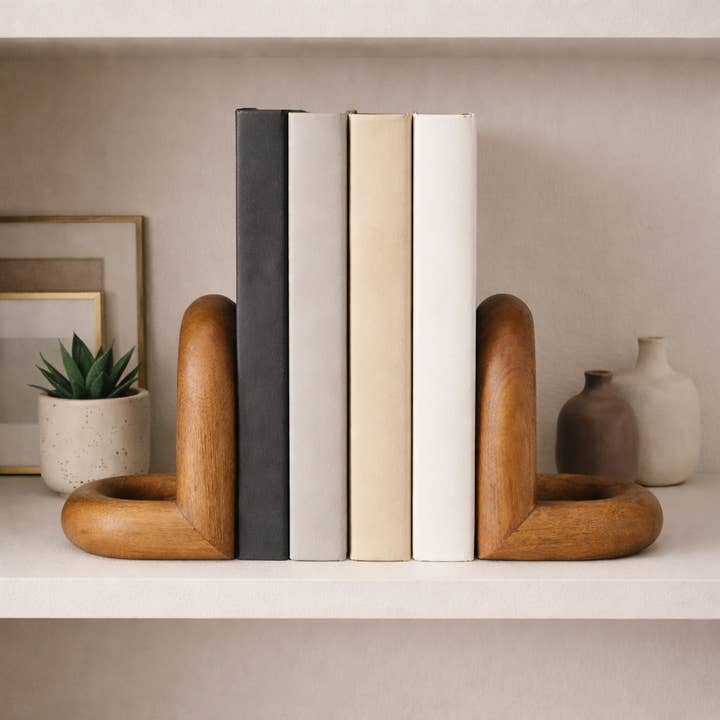 Looped Arch Bookend Set