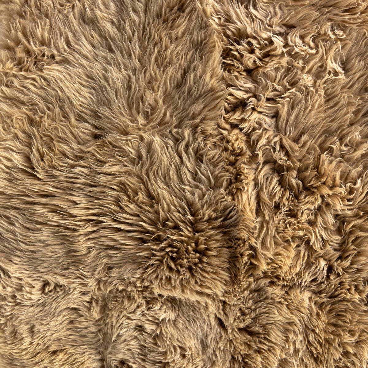 Close-up of brown fluffy fabric texture