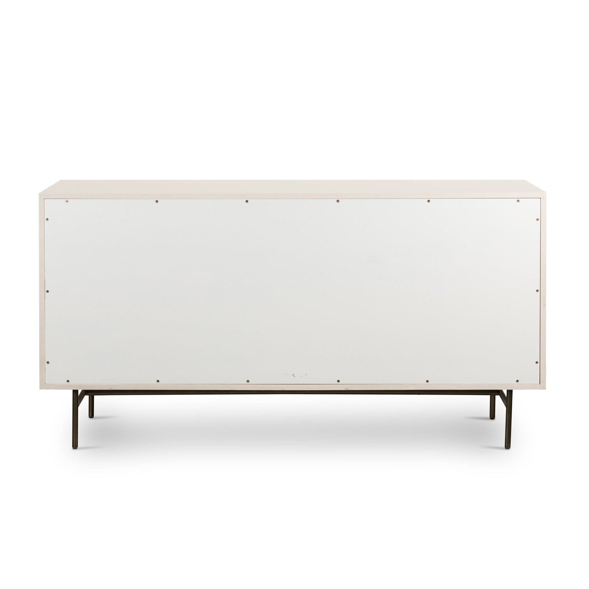 Beige dresser on a white background