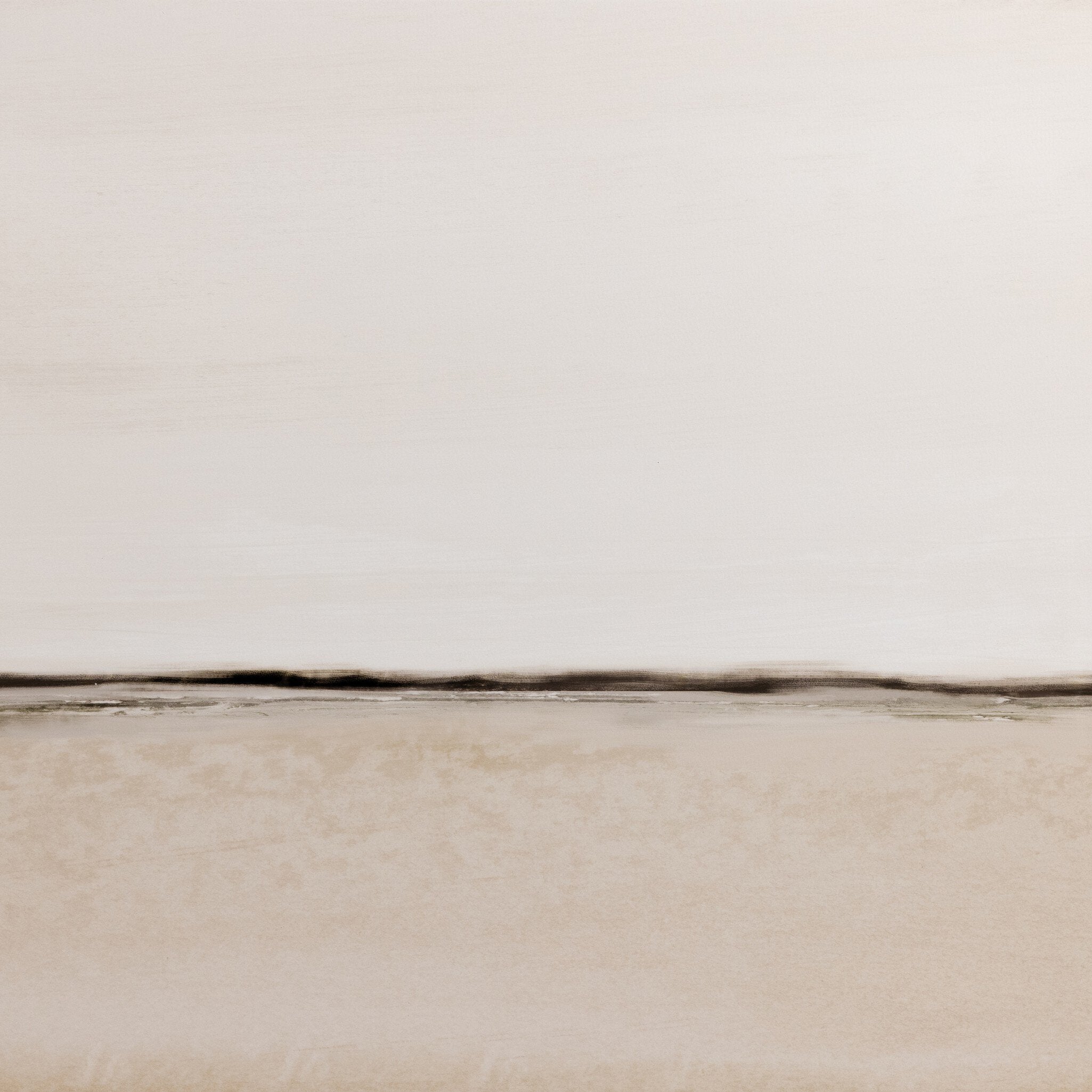 Beige and brown detailing on art print