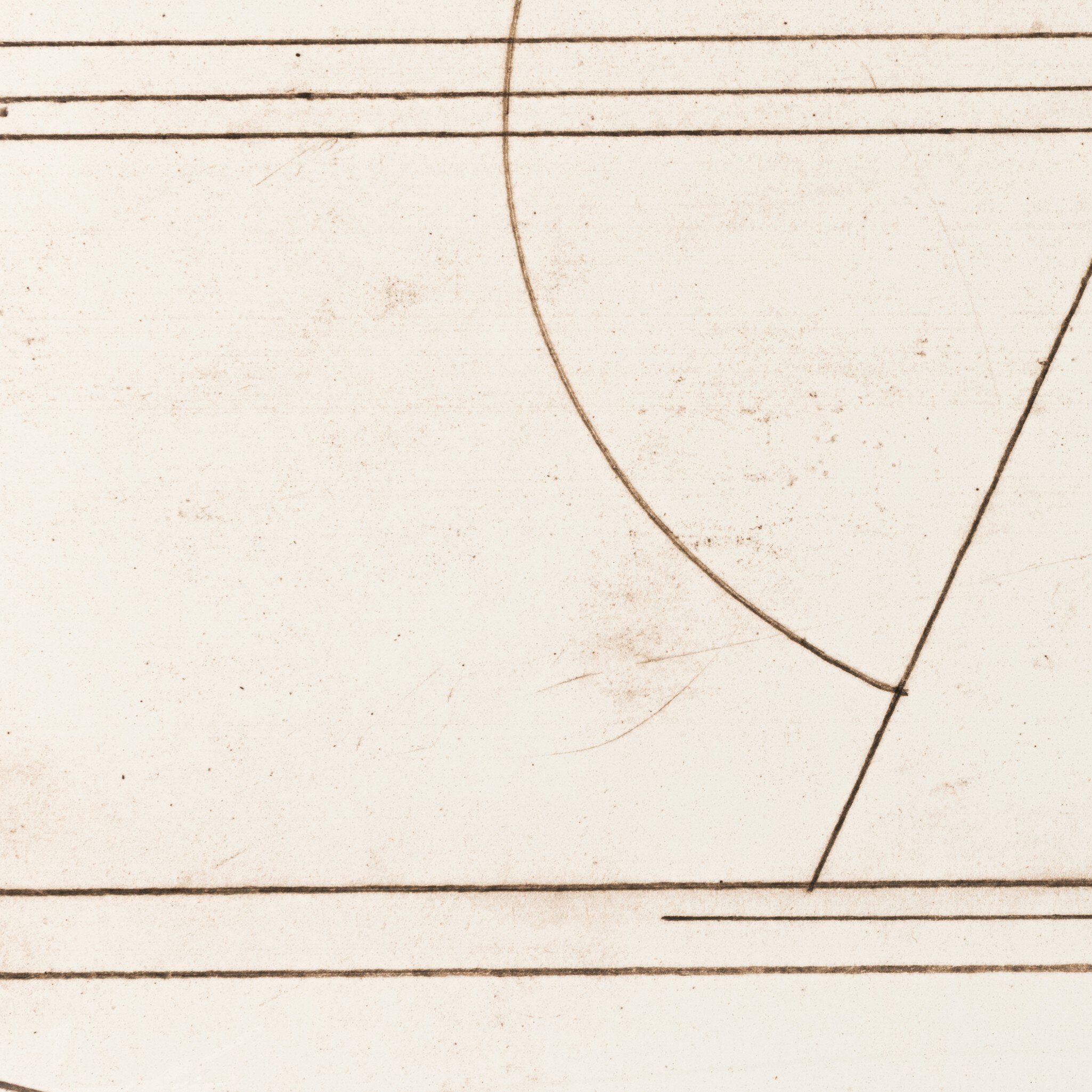 Geometric drawing on a textured beige surface