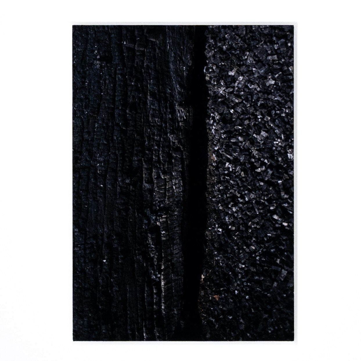 Close-up of black granite with a textured surface