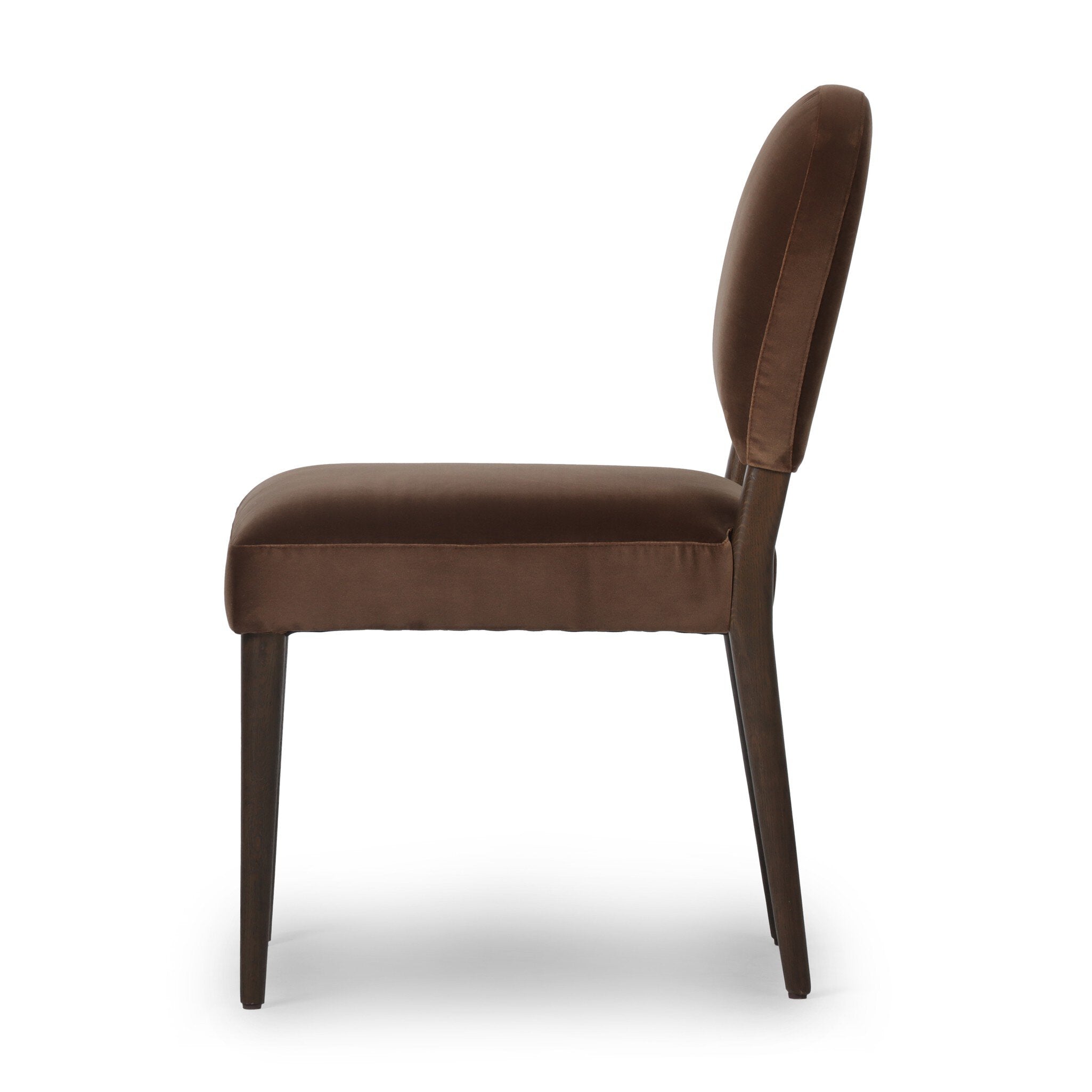 Brown chair on a white background