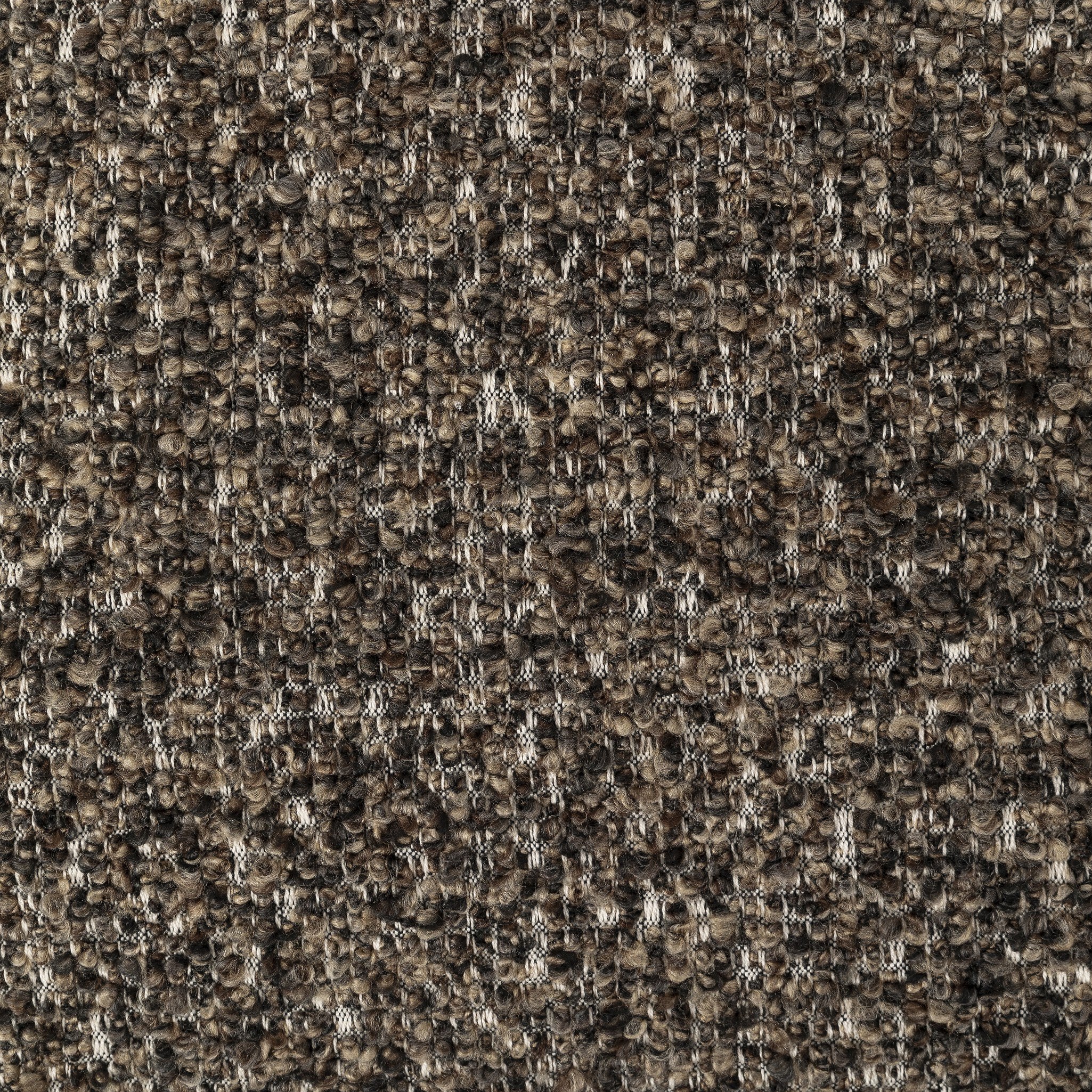 Close-up of a textured brown fabric with a subtle pattern