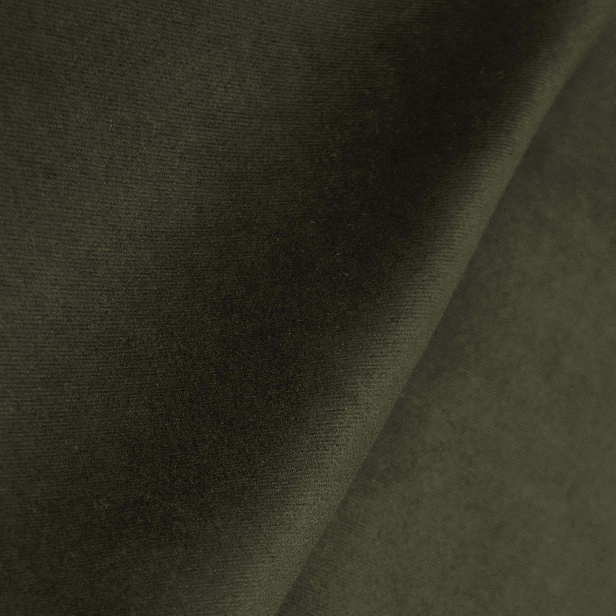 Close-up of dark green fabric texture