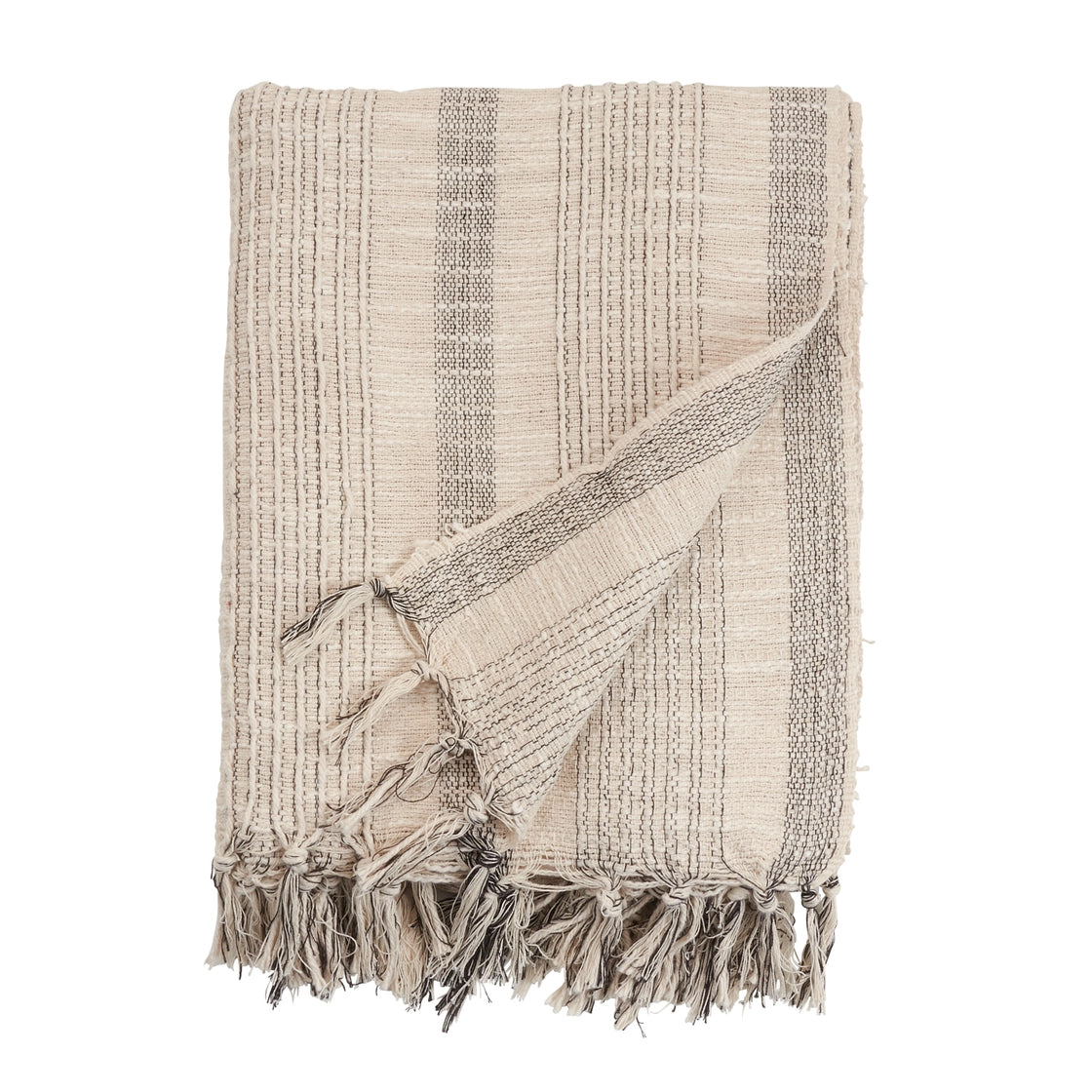 Striped Woven Throw