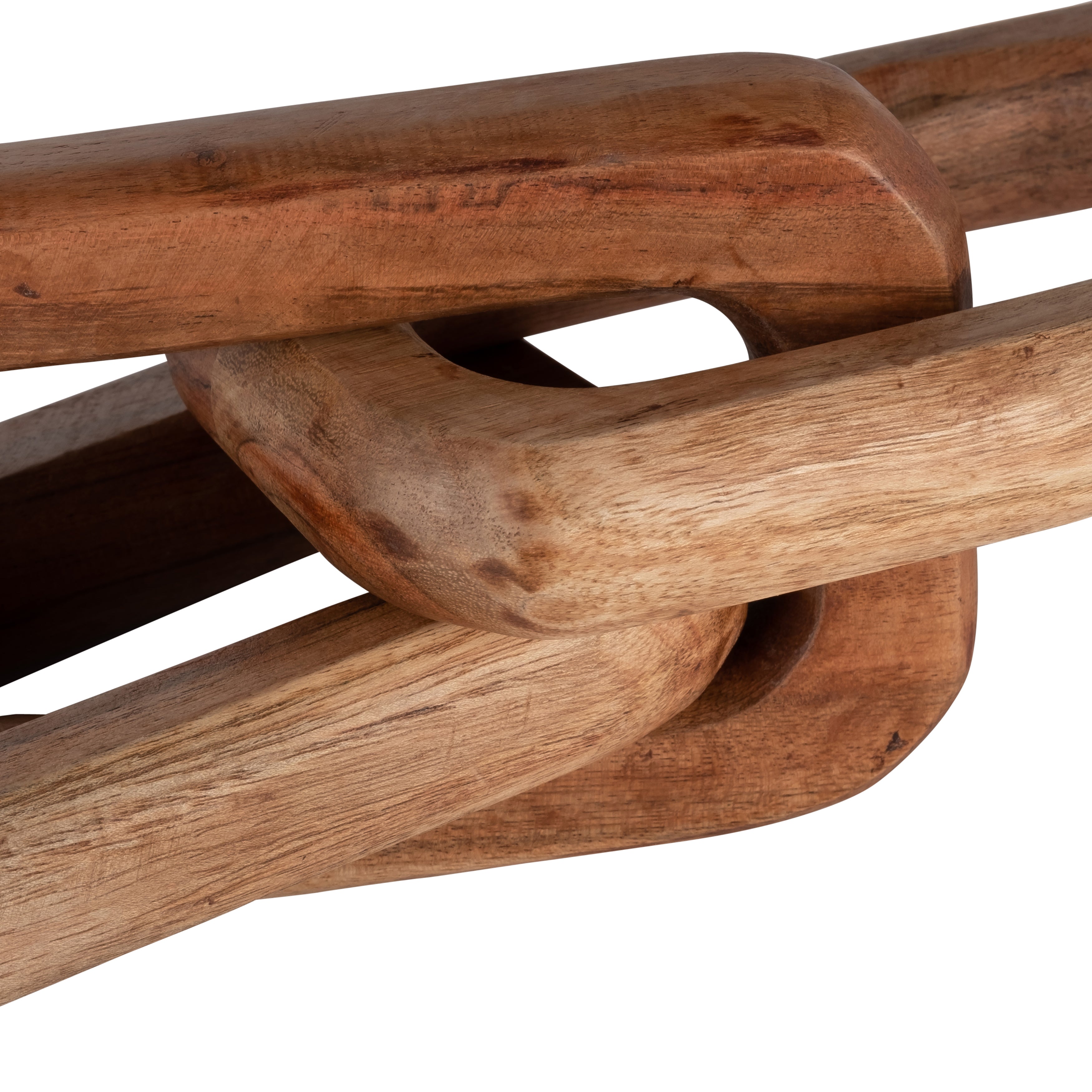 Close-up of a wooden knot on a white background