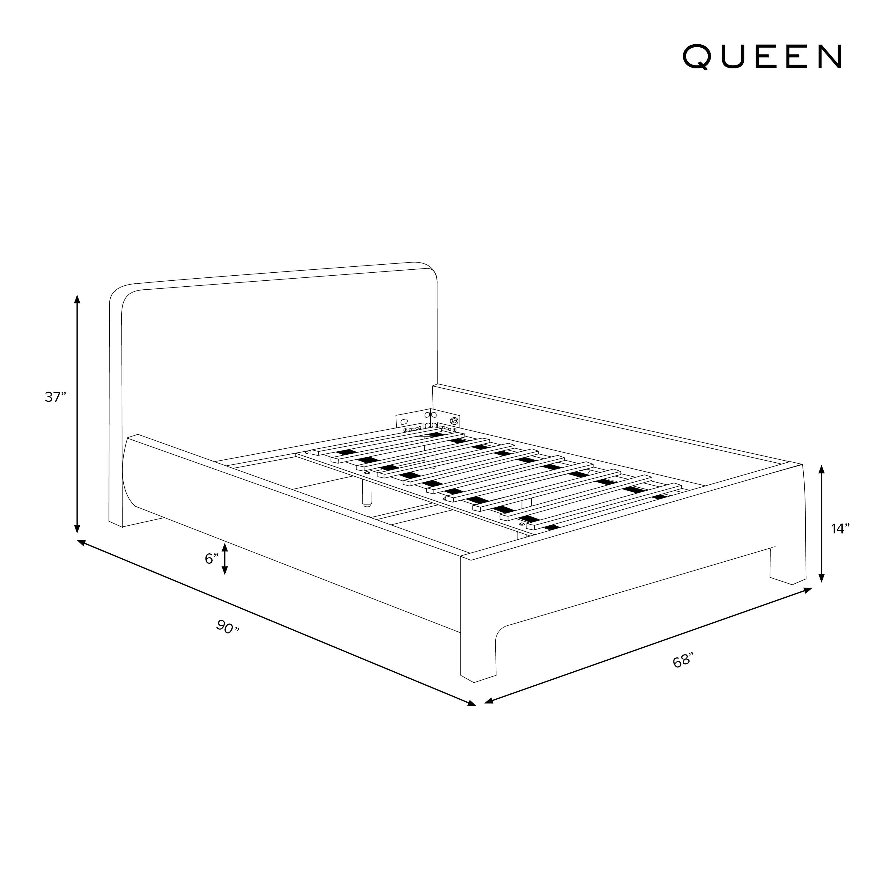 #compatible mattress size_Queen