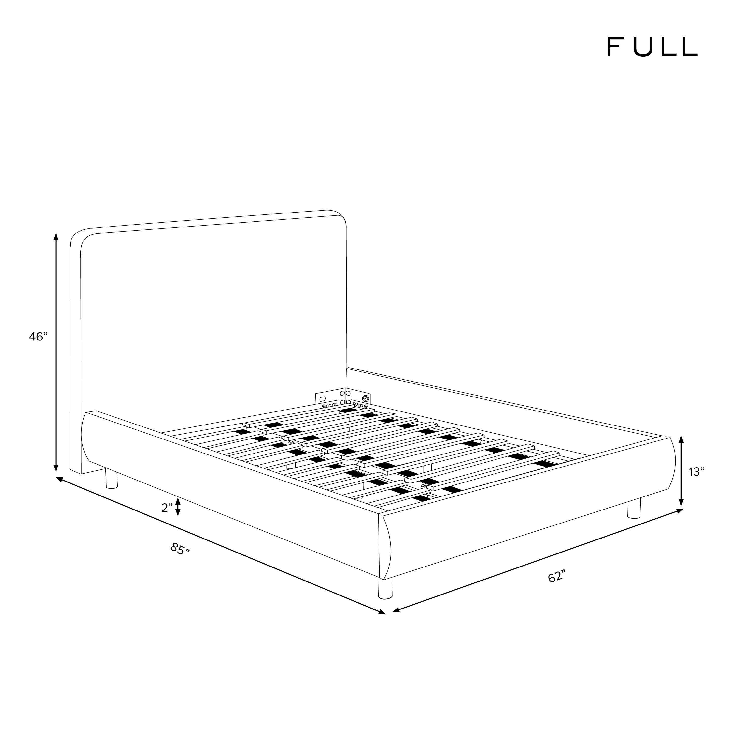 #compatible mattress size_full