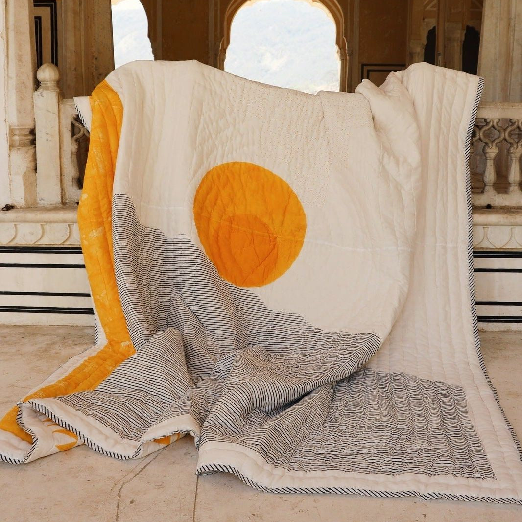 New Moon Quilt Reverse