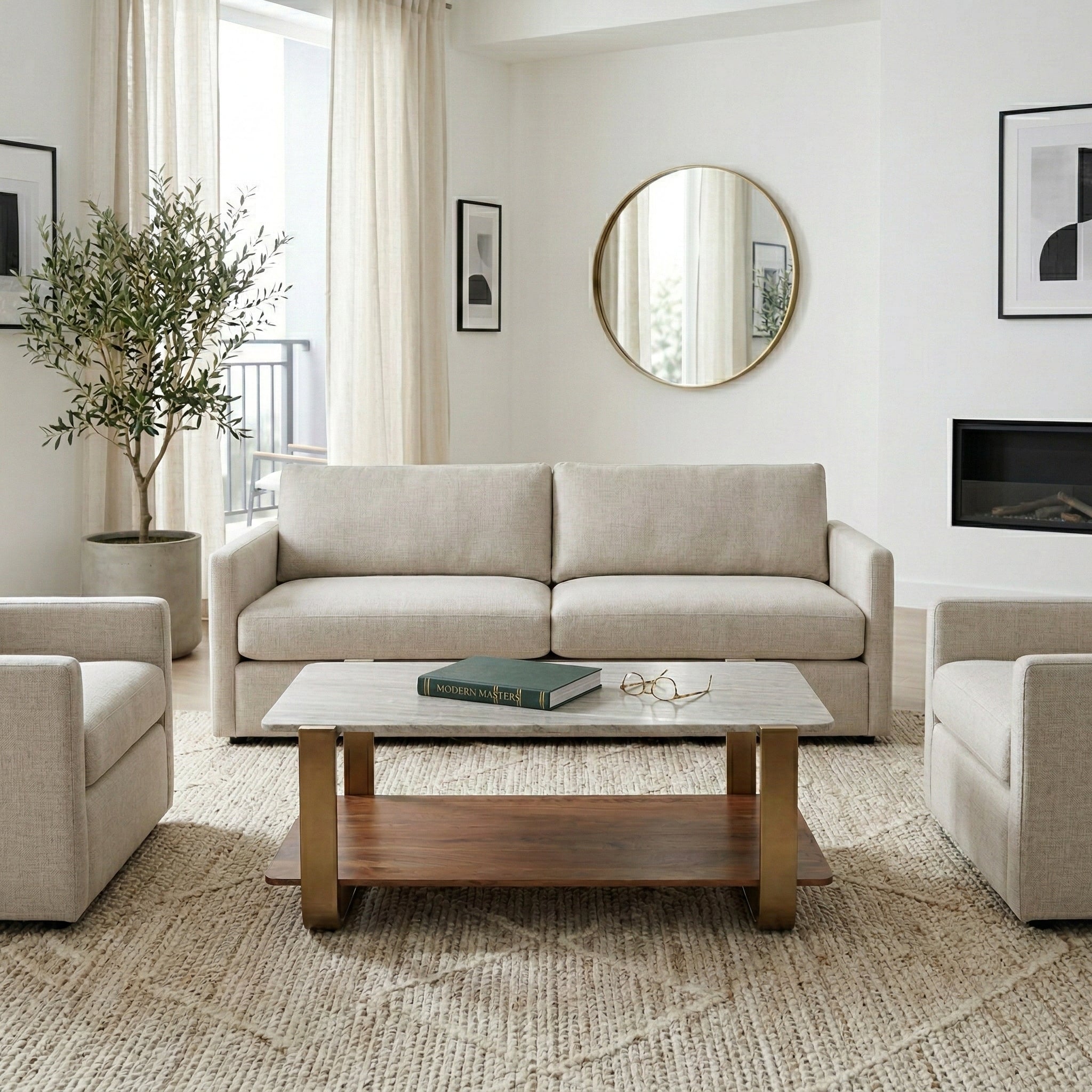 Noemi Rectangle Coffee Table