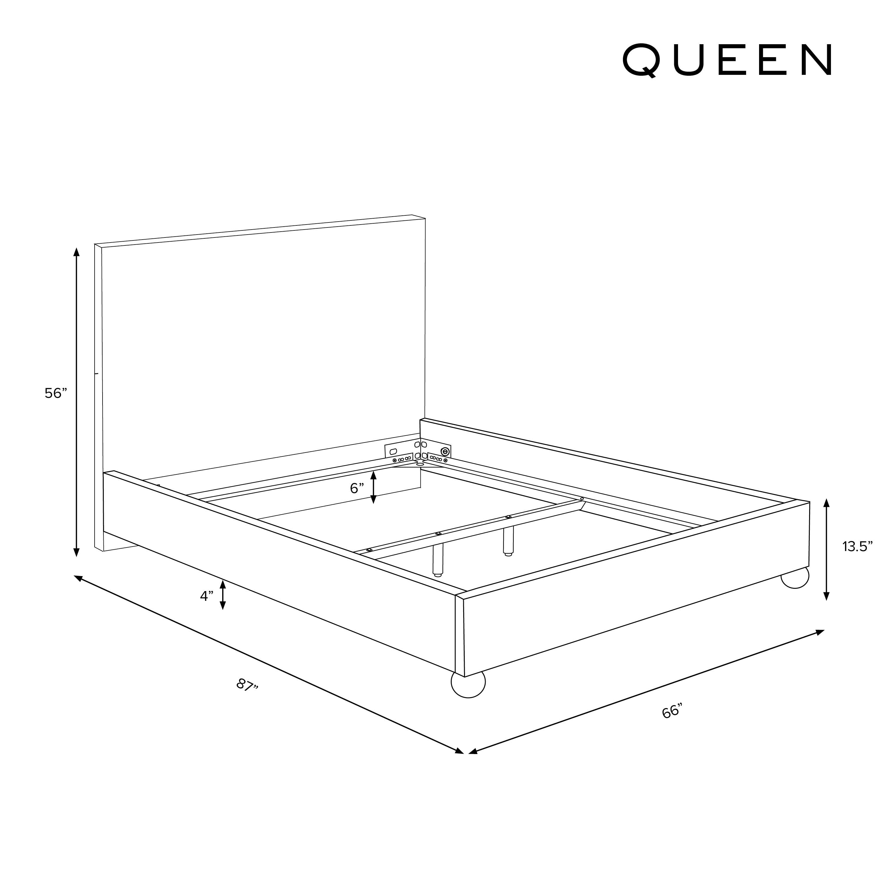 #compatible mattress size_Queen