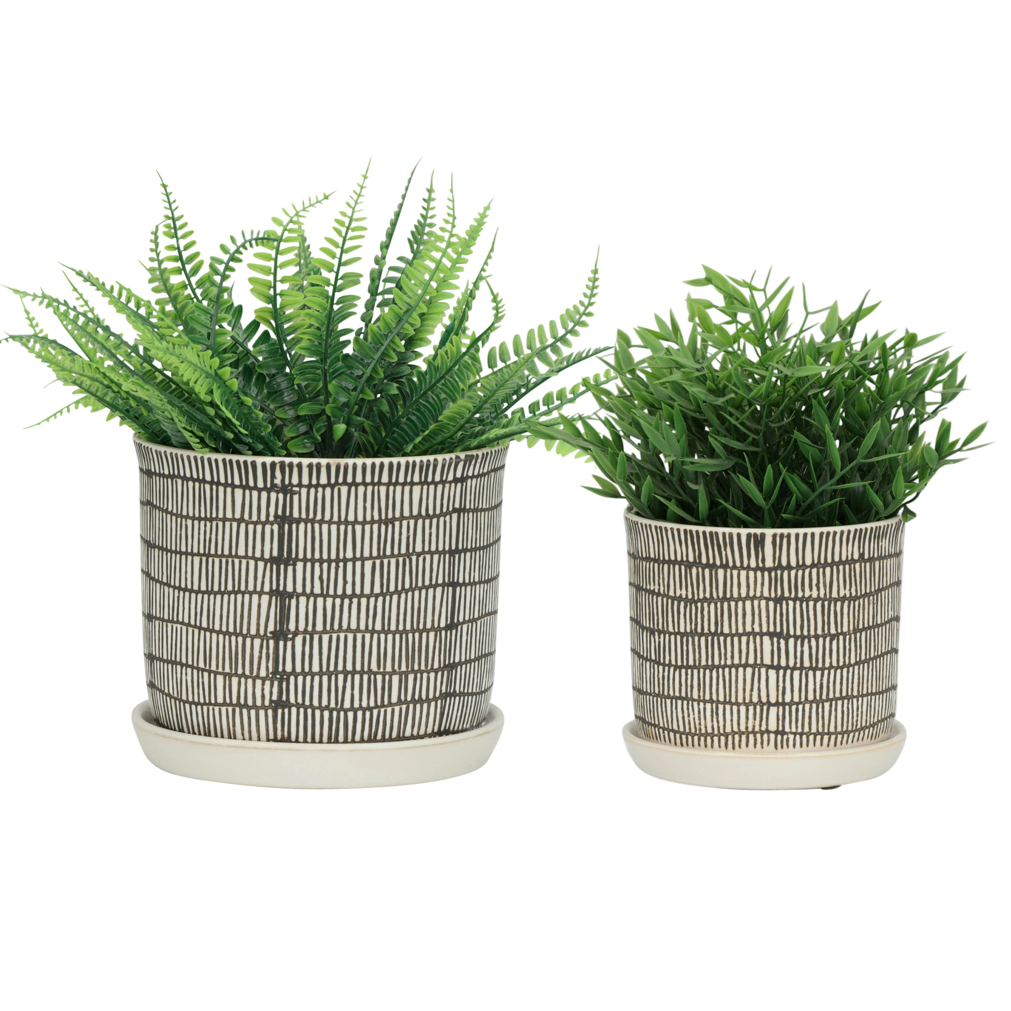 Sorenzo Ceramic Planters - Set of 2