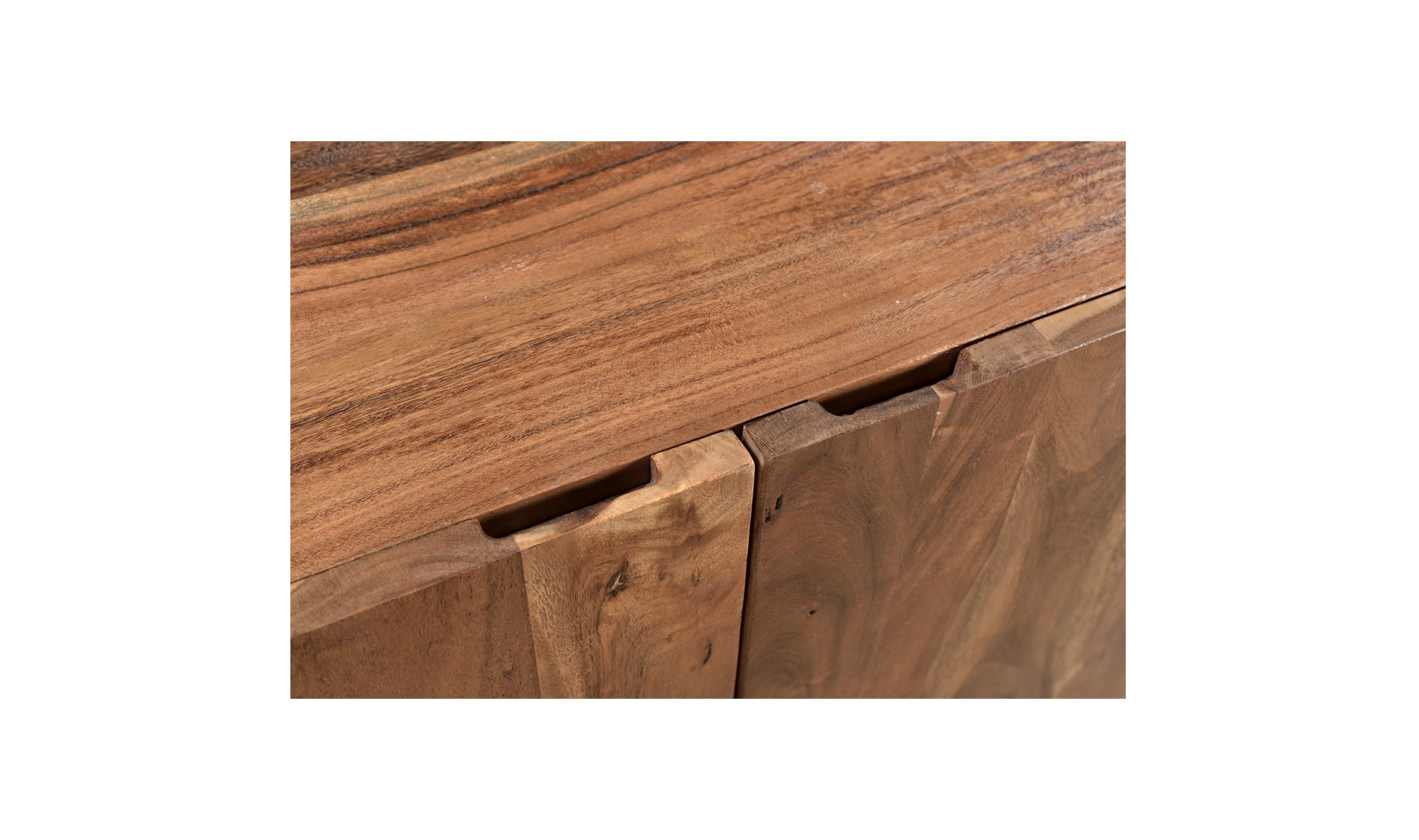 Close-up of a wooden surface with a visible grain pattern