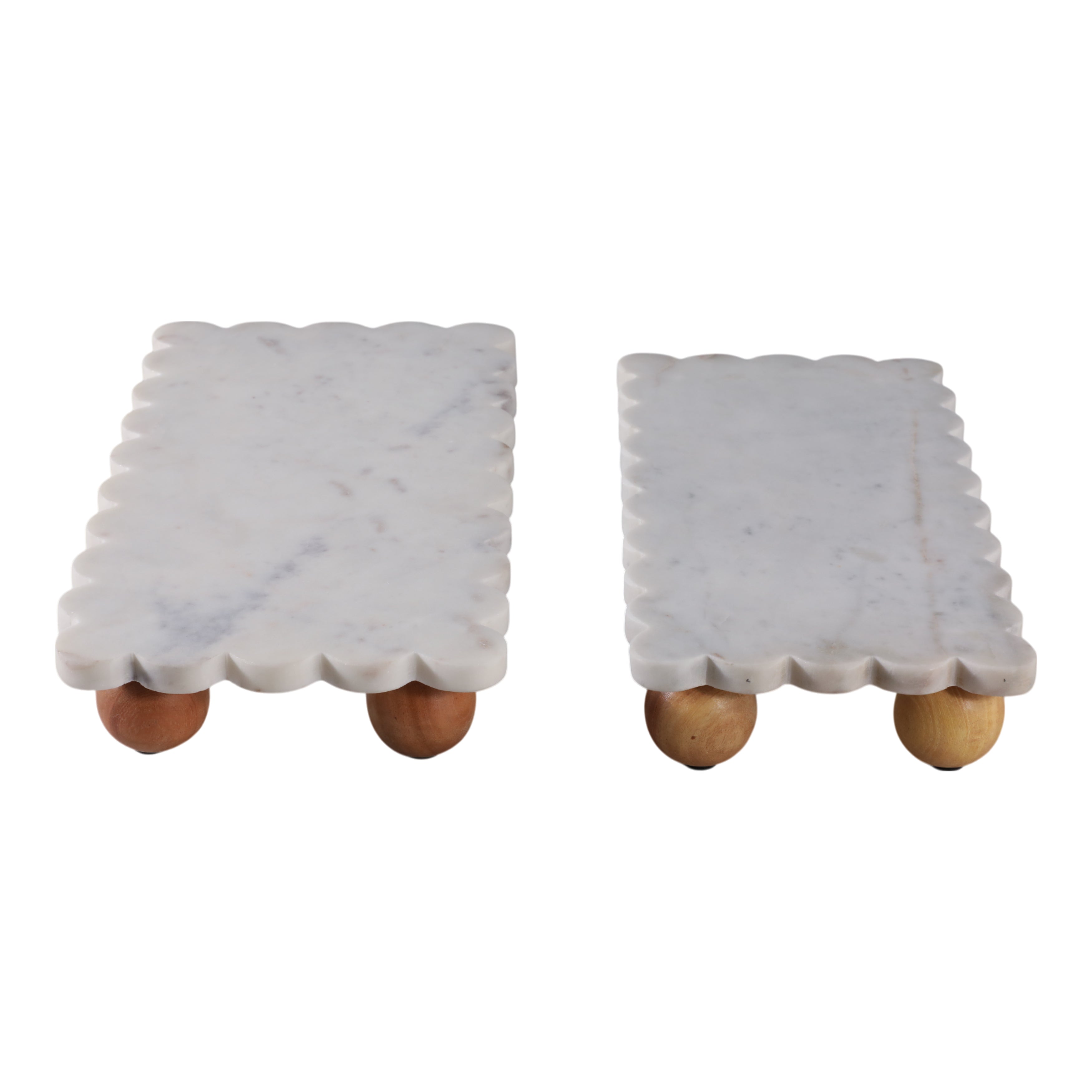 Thessaly Scallop Trays, Set of 2
