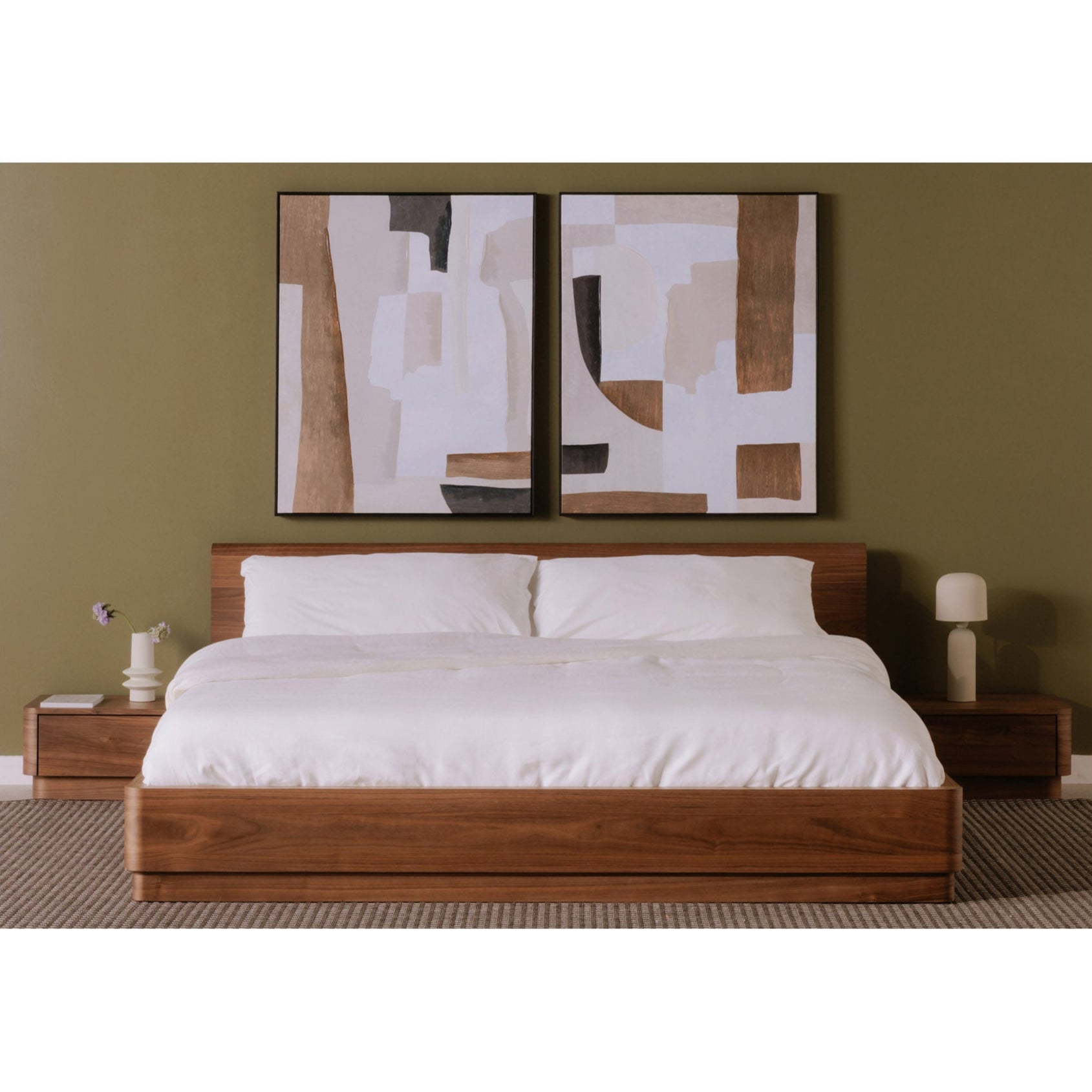 Round Off Small Nightstand