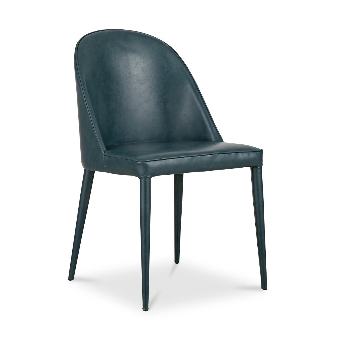 Green chair on a white background