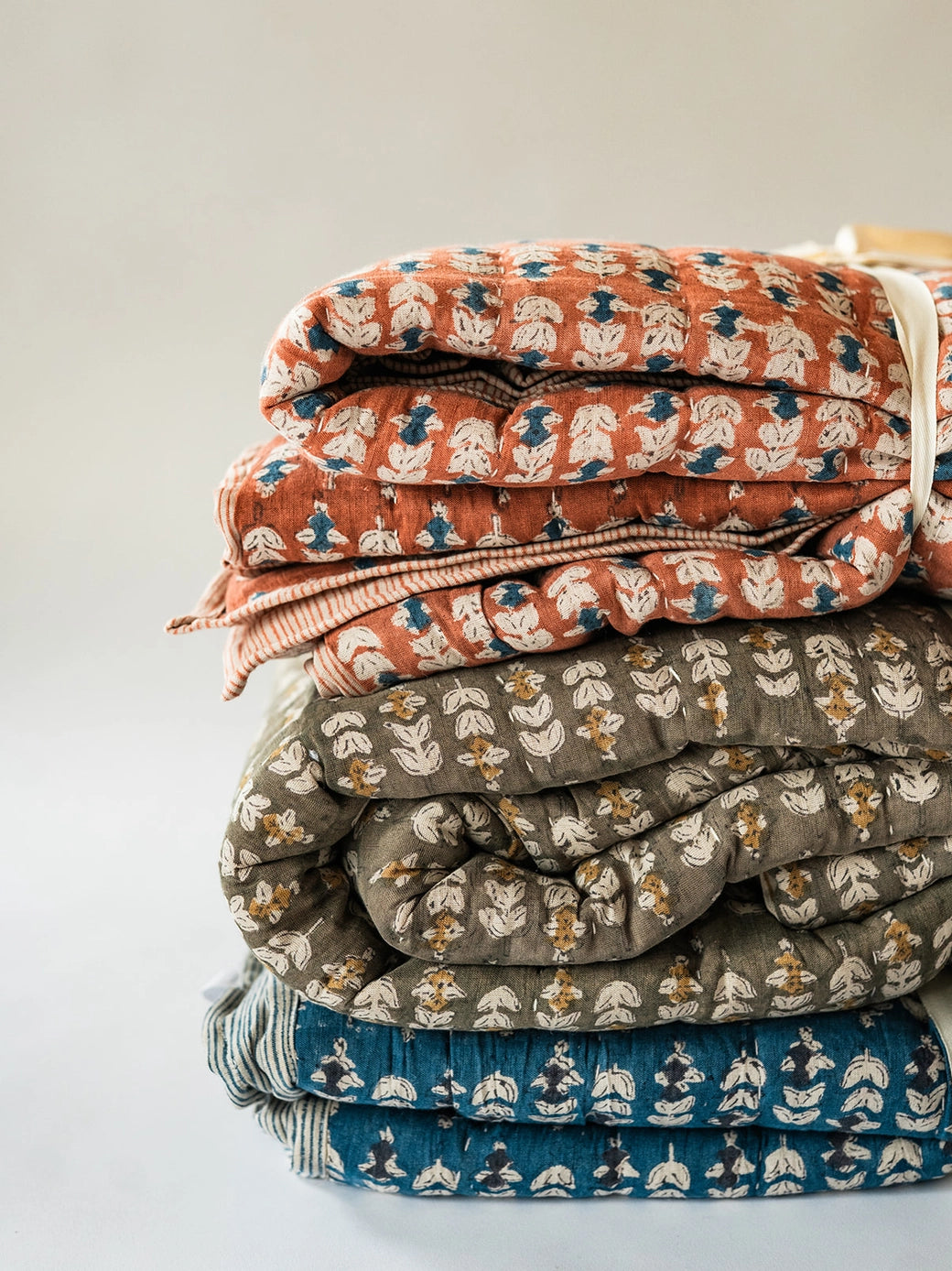 Blossom Block Print Quilt