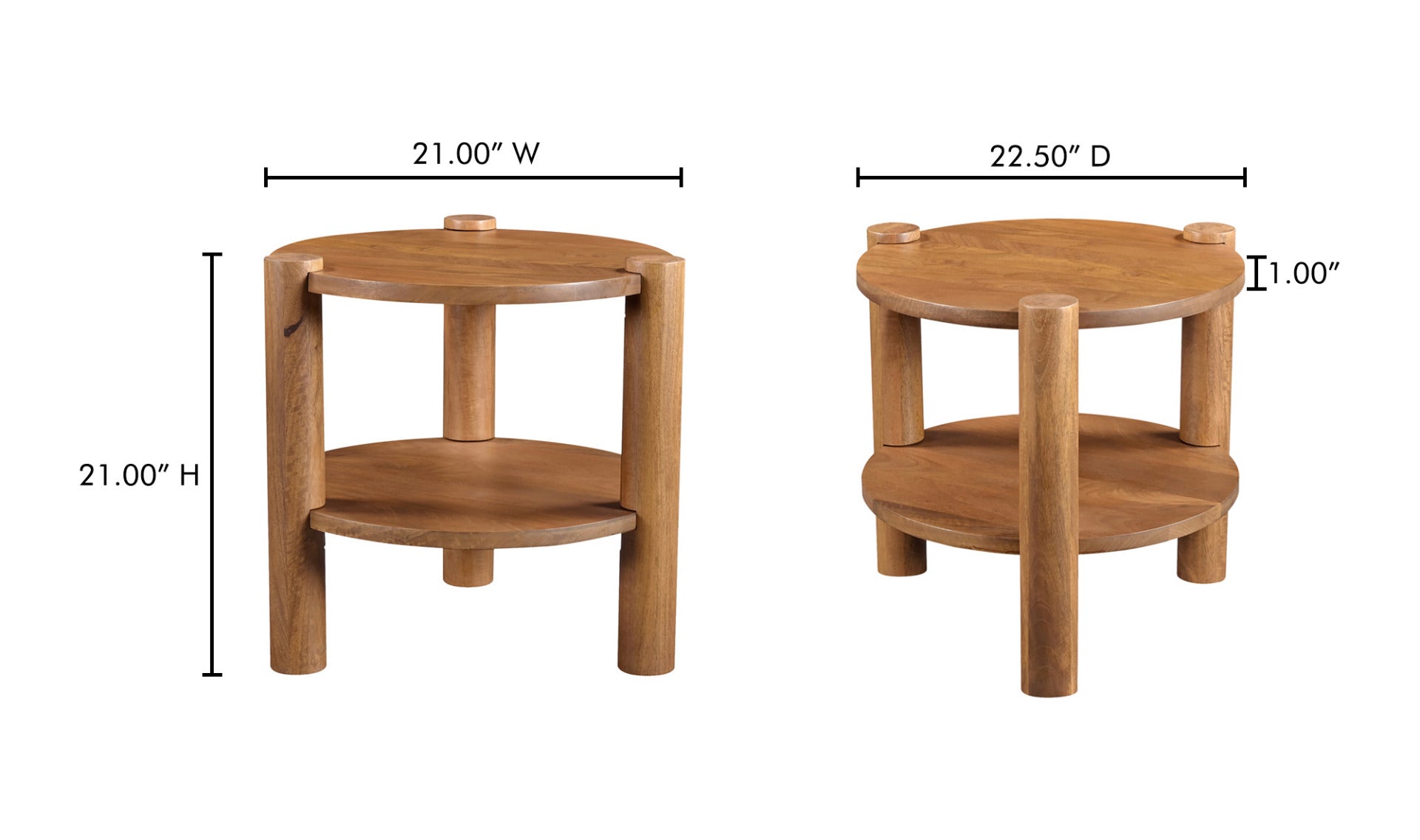Olsen Accent Table Vintage Brown