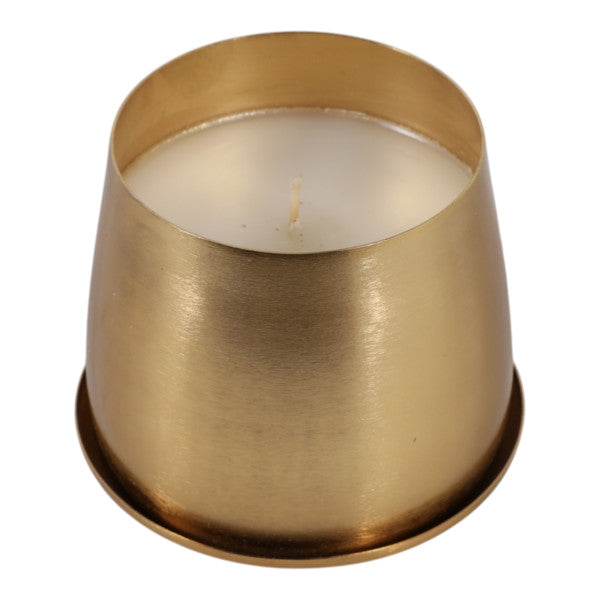 Vanilla Gold Saucer Candle