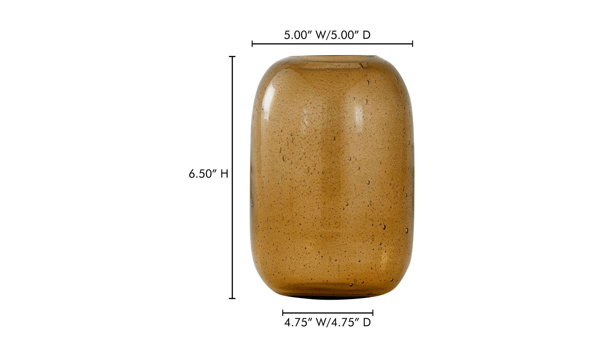 Circe Vase Amber