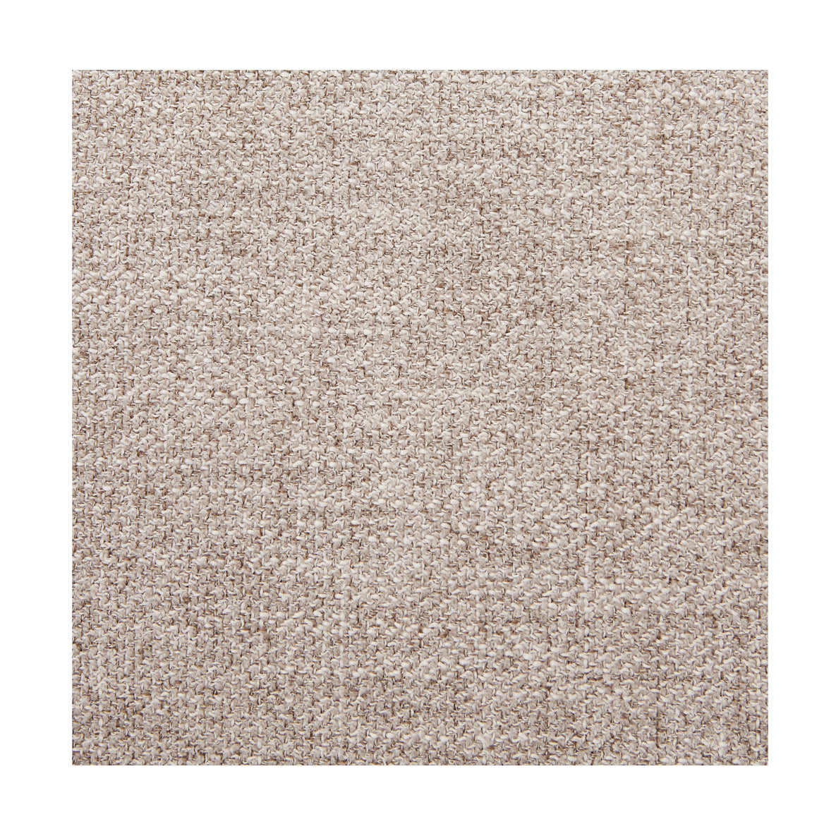 Textured beige performance fabric on white background
