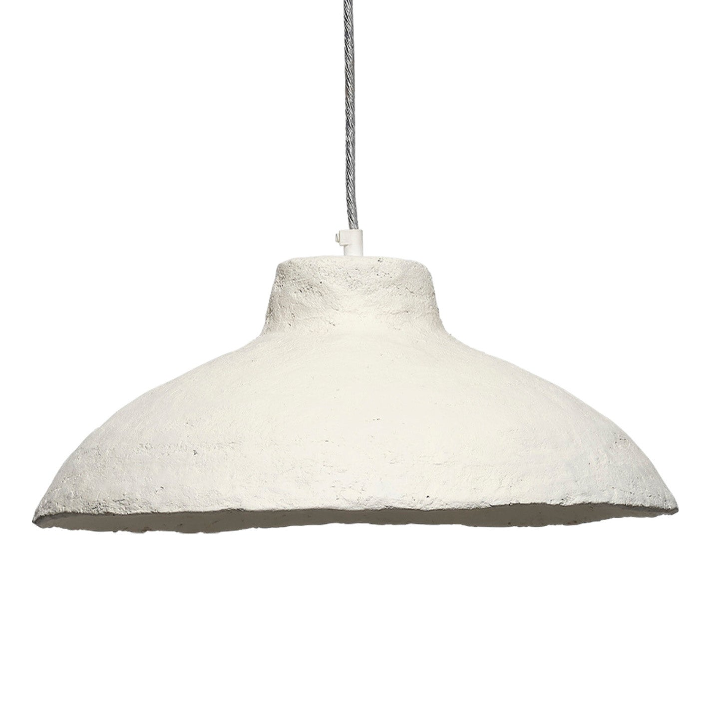 White pendant lamp on a white background