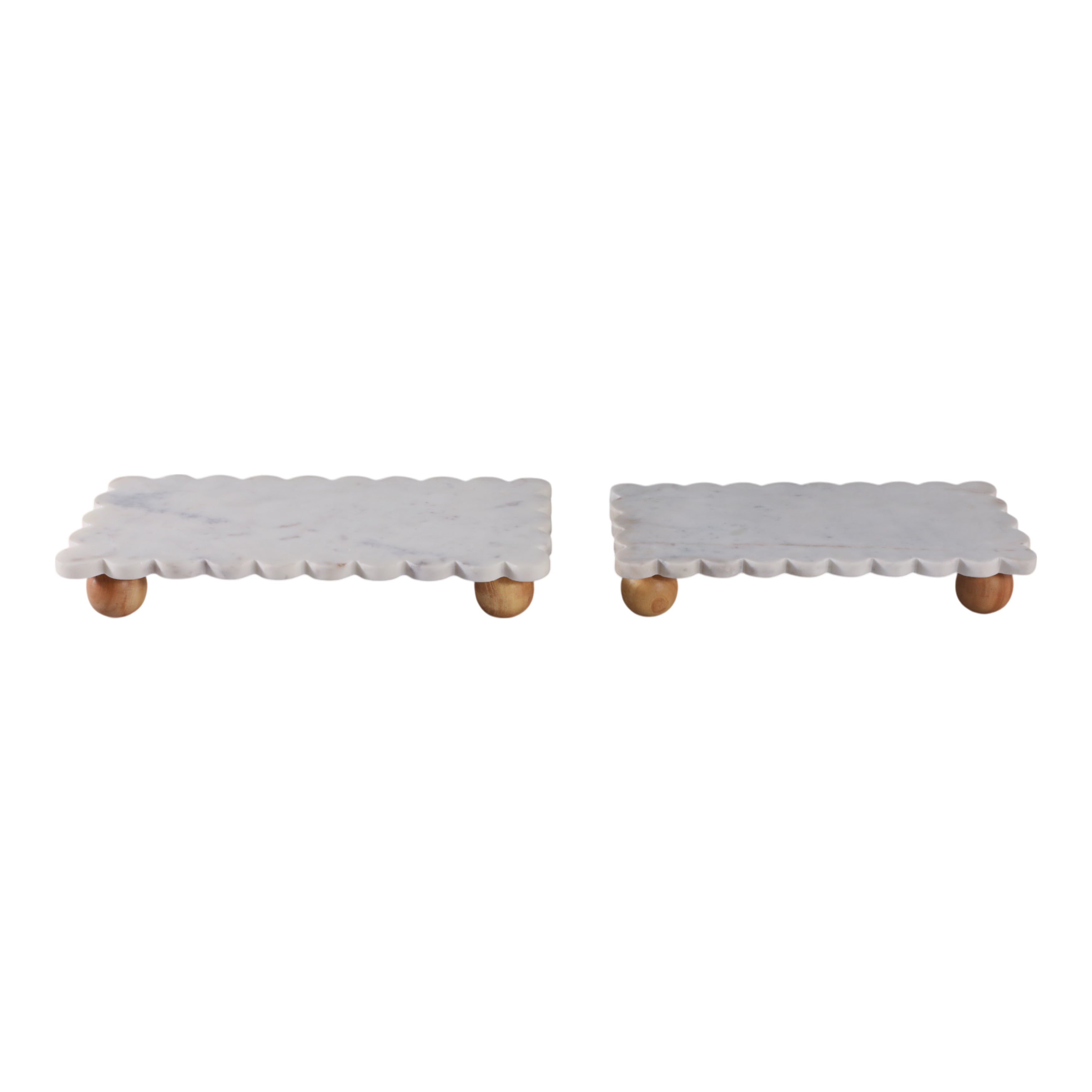Thessaly Scallop Trays, Set of 2