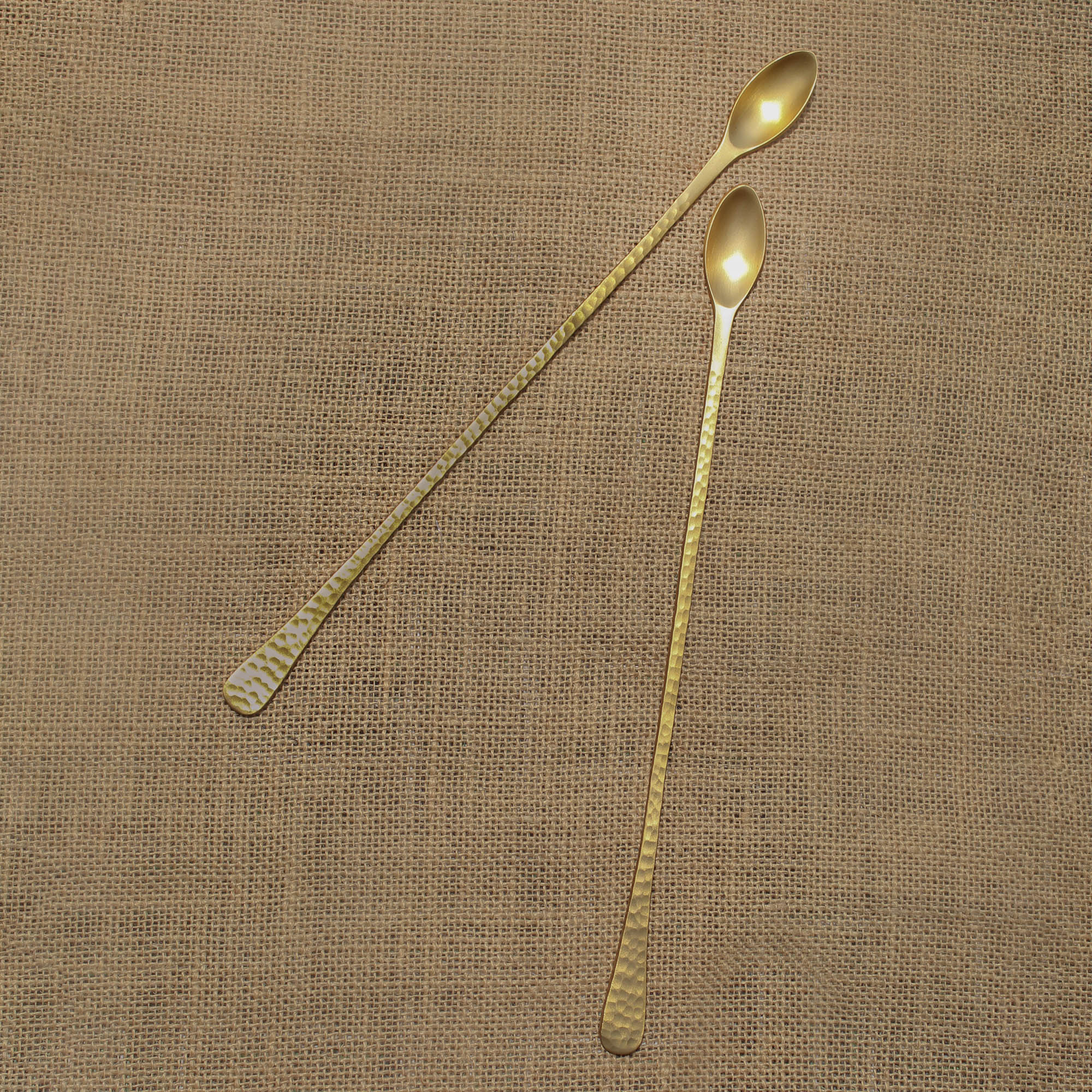 Pebbled Long Spoons - Set of 2