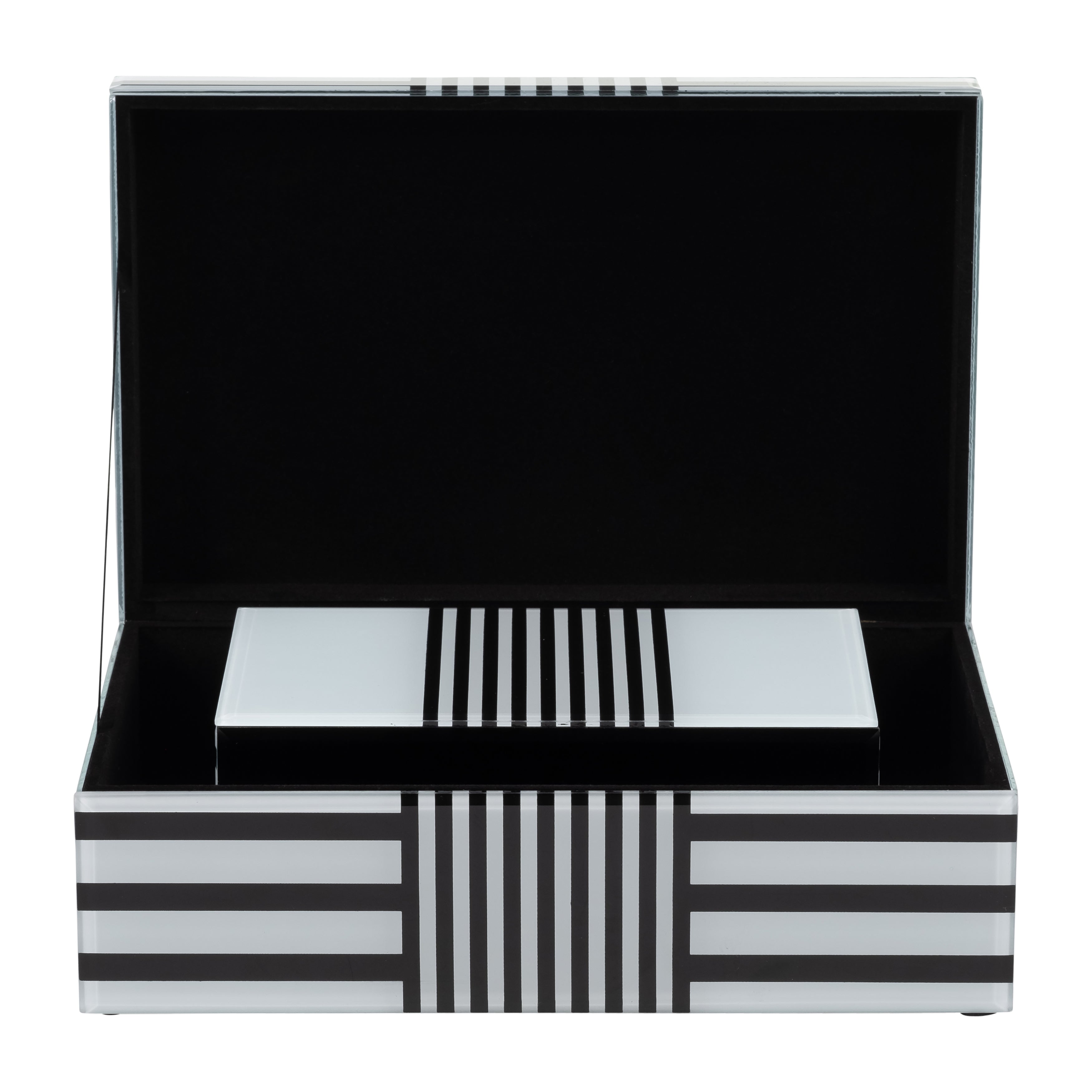 Melusine Striped Wood Boxes