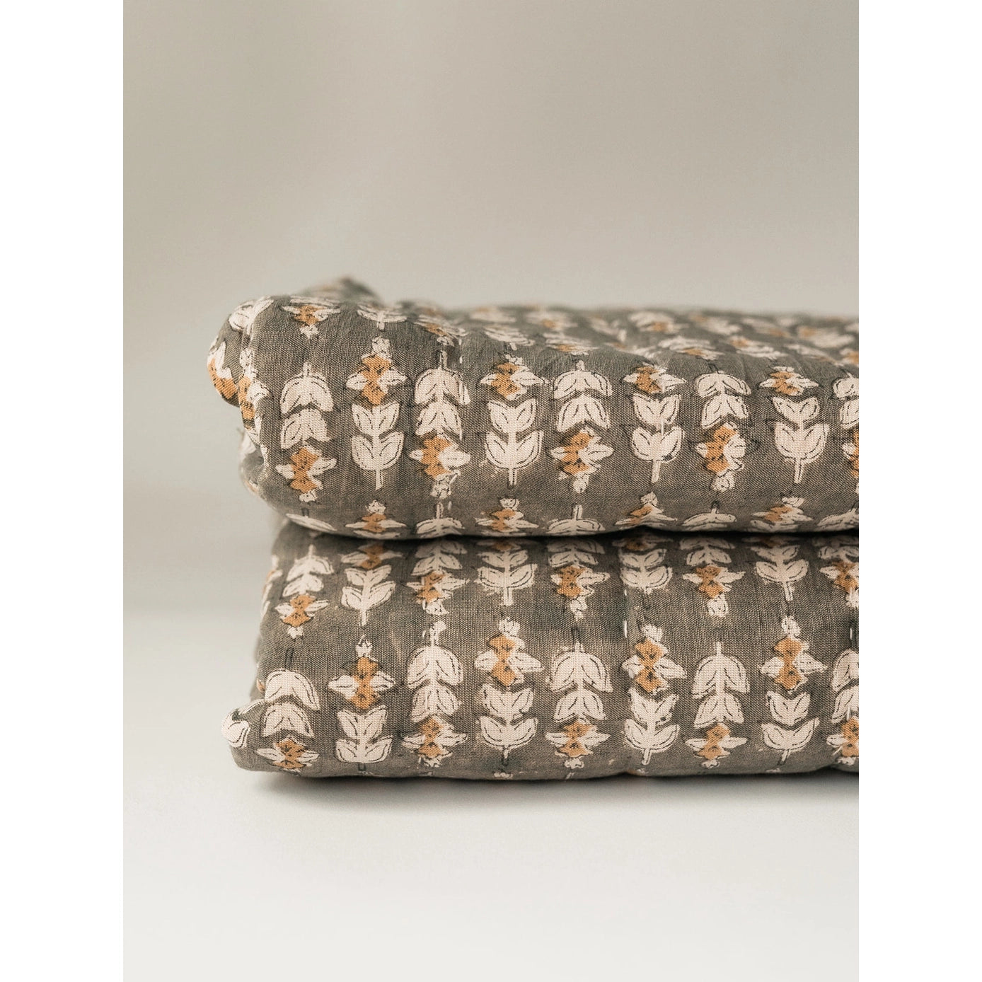 Karo Block Print Quilt