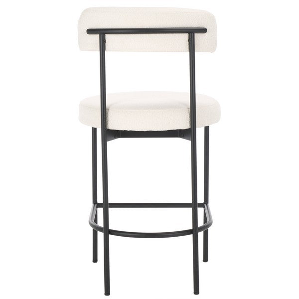 #color_White Boucle / Black