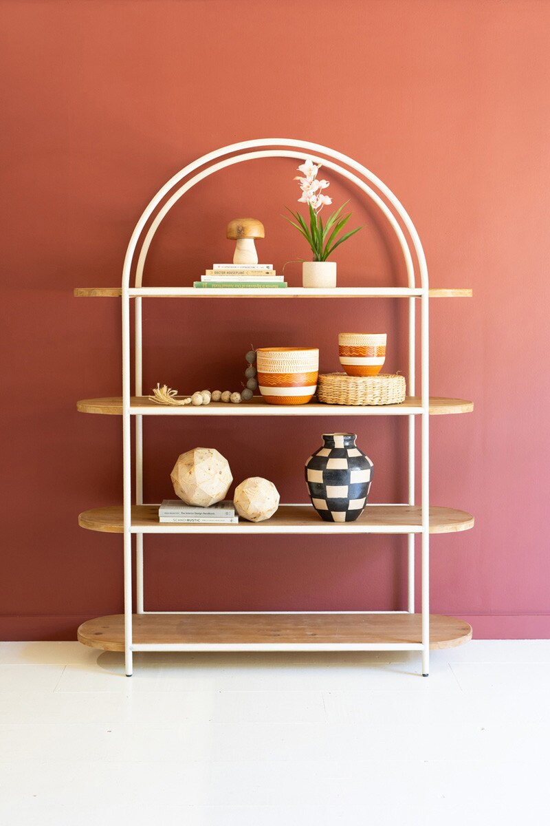 Painted Metal Arched Display