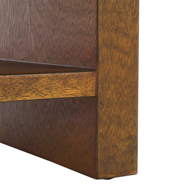 Close-up of a wooden product with a visible grain pattern on a white background