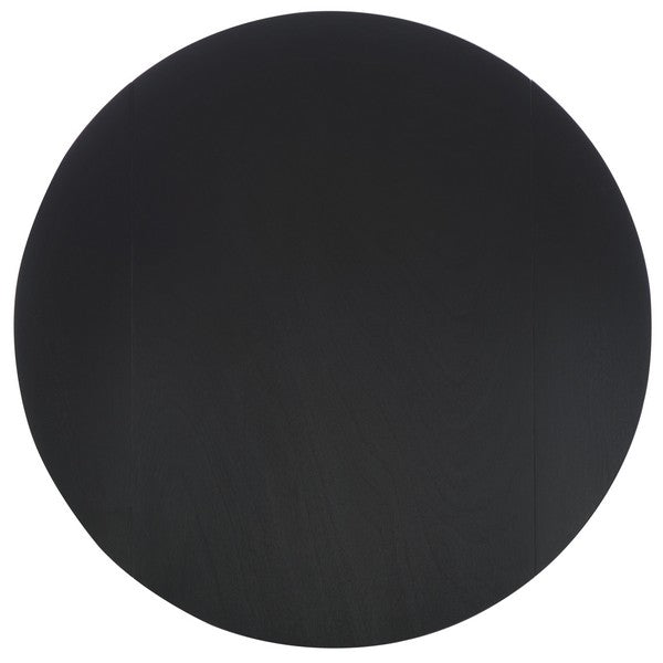 Black tabletop on a white background