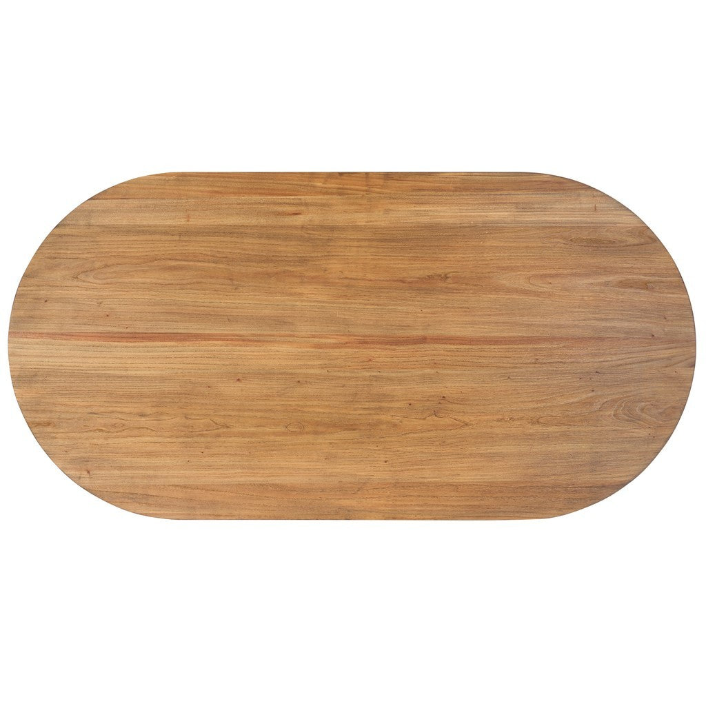 Wooden tabletop on a white background