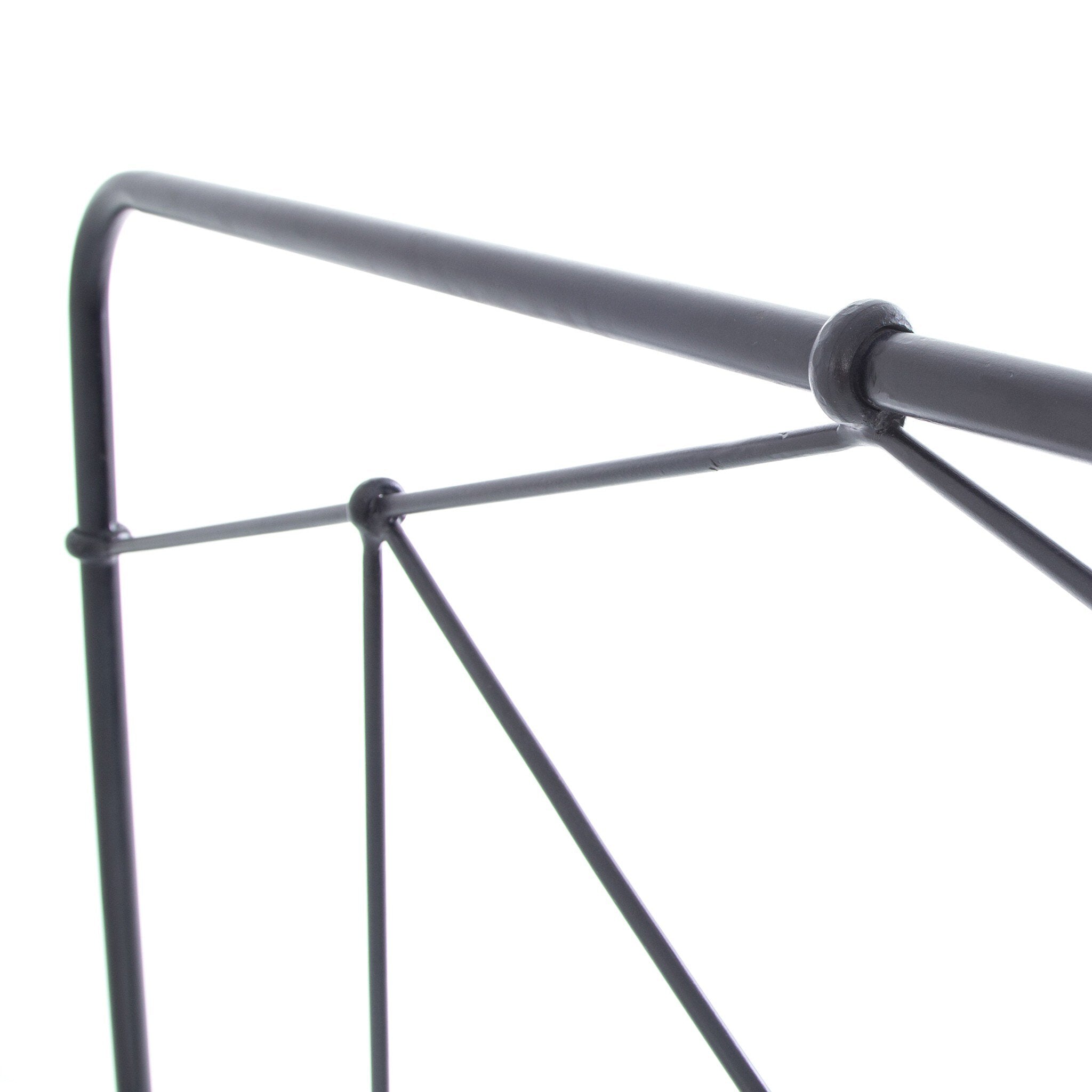 Close-up of a bicycle wheel rim on a white background