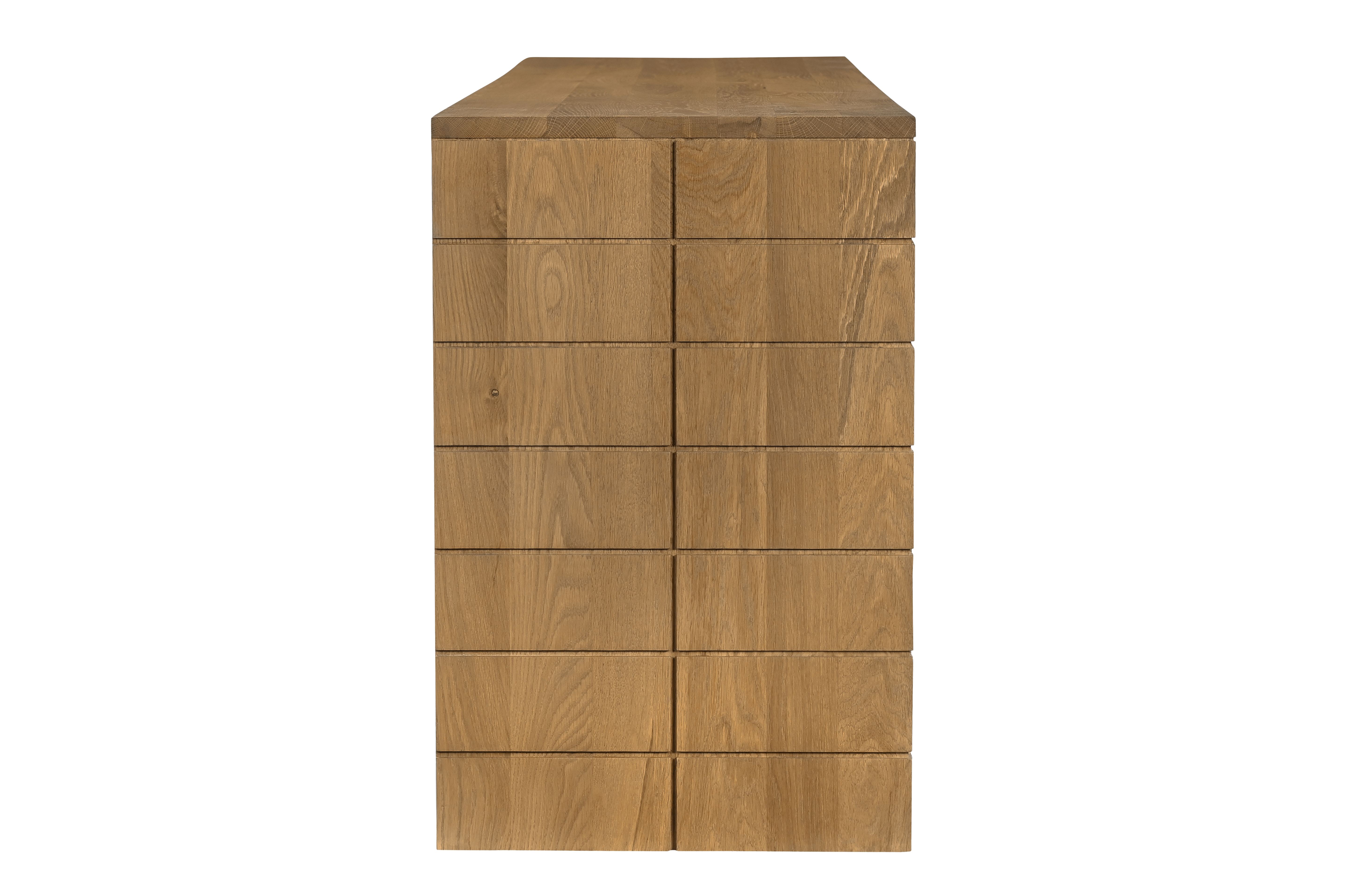Gia 6 Drawer Dresser Brown