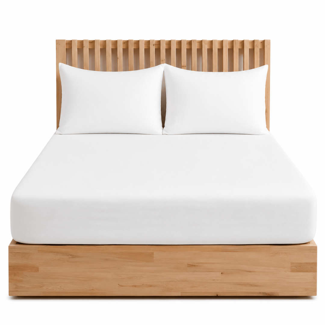 Organic Muslin Fitted Sheet Bedding Set