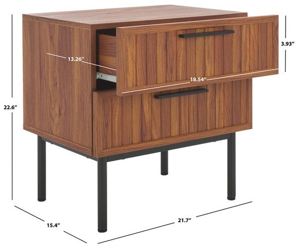 Soren 2 Drawer Nightstand