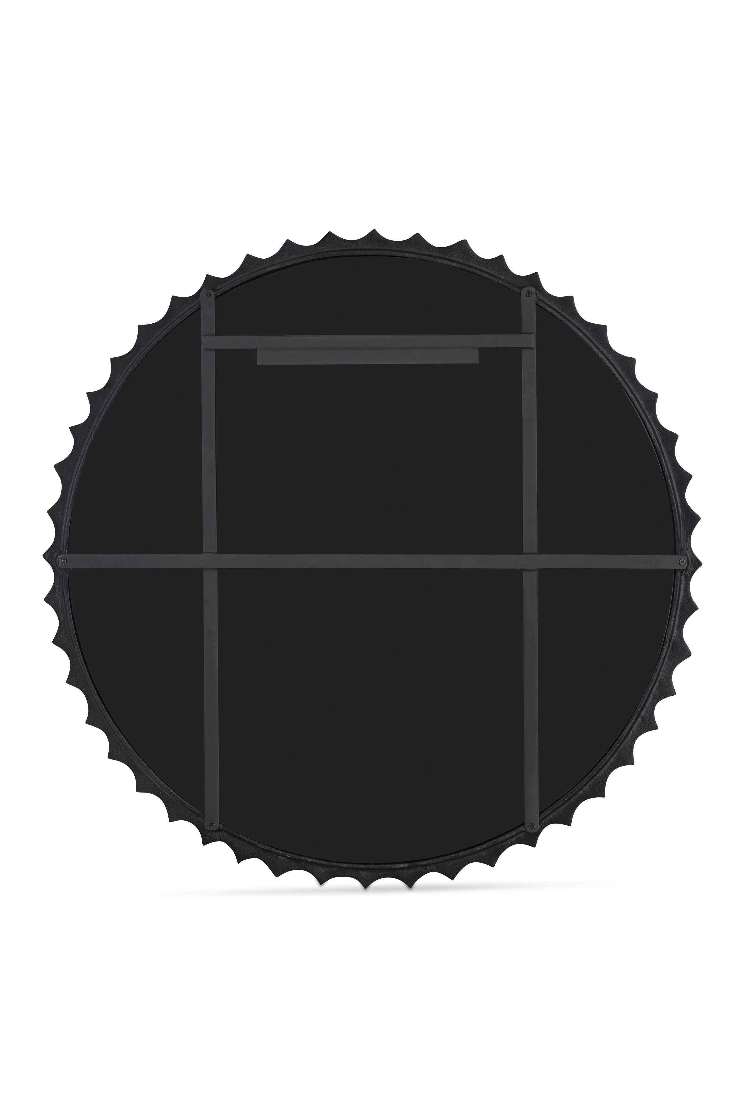 Whitby Mirror Black