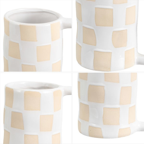 Nexa Checkered Vases - Set of 2