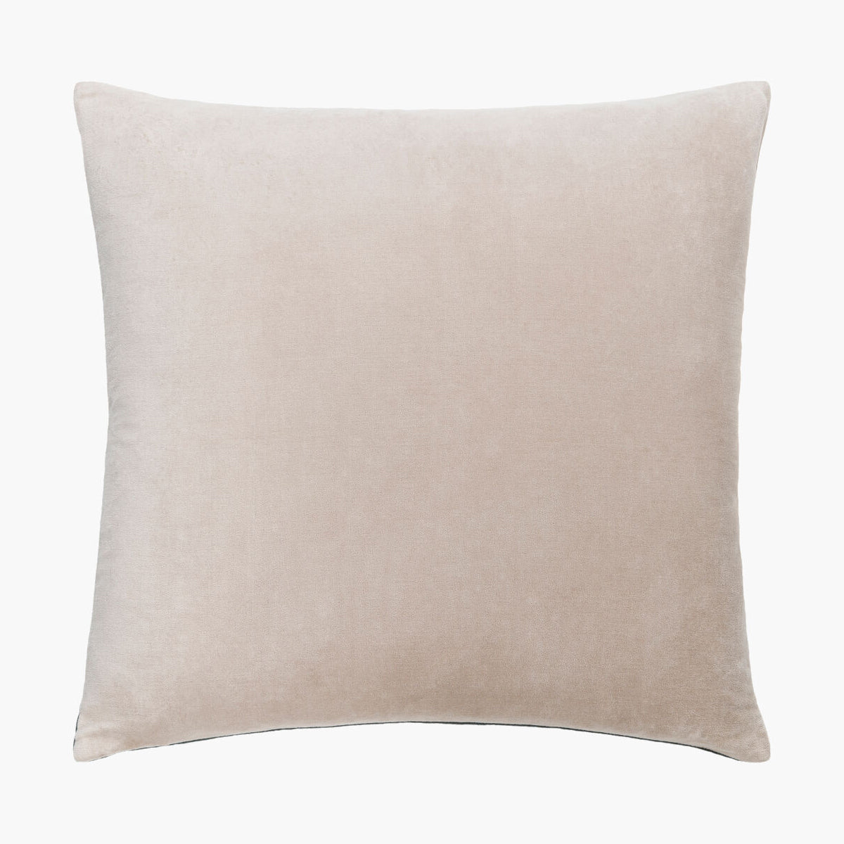 Beige pillow on a white background
