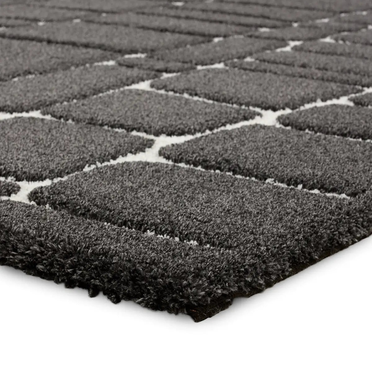 Gray mat with textured surface on a white background