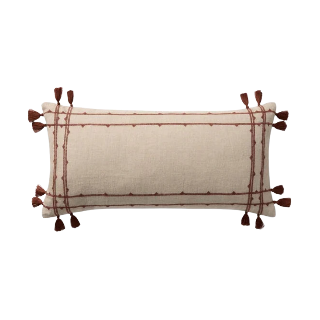 PLL0201 Natural / Rust by Loloi - Set of 2